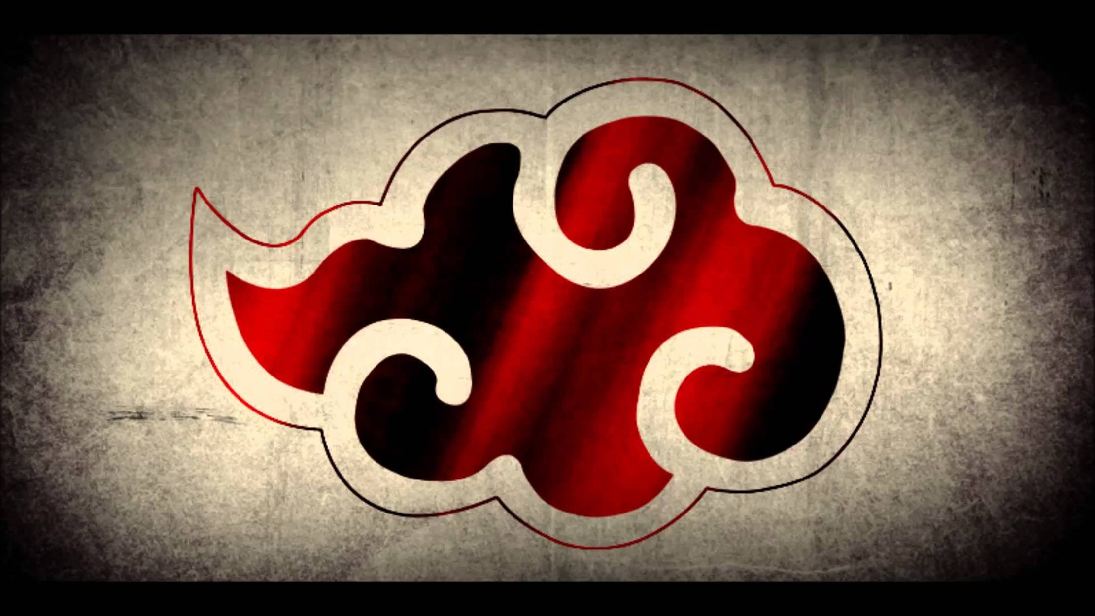 Akatsuki-logo i tofarvede nuancer Wallpapers