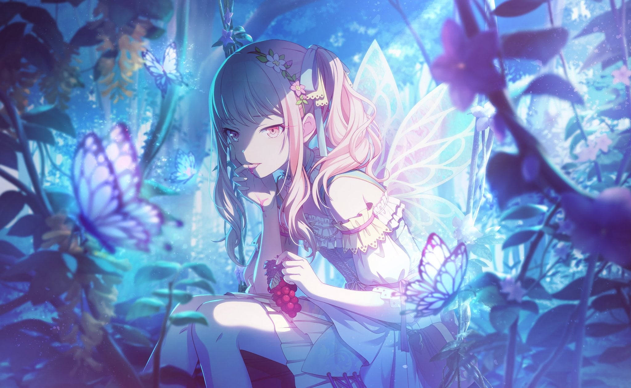 Akiyama Mizuki Lyserød Fe Wallpapers