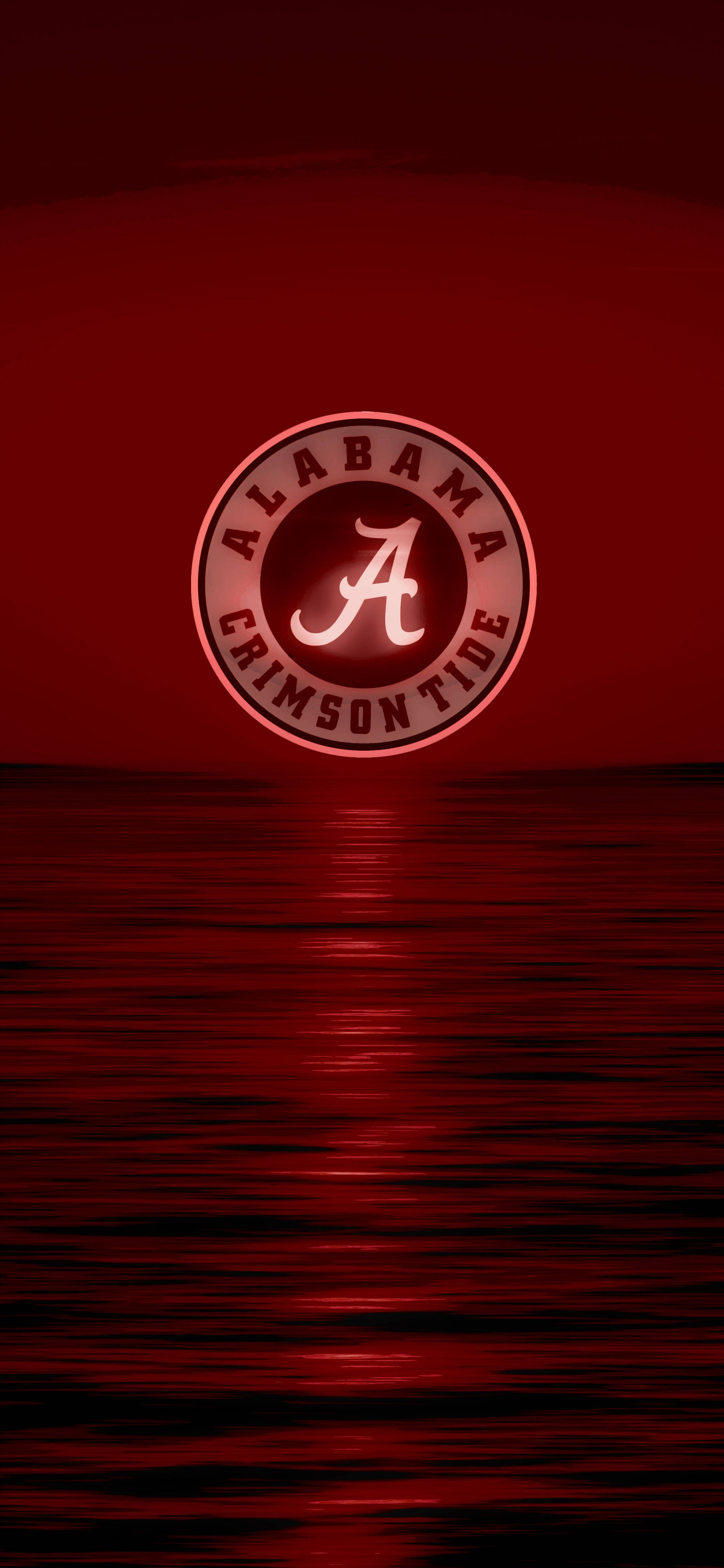 Alabama Crimson Tide Mørk Solnedgang Wallpapers