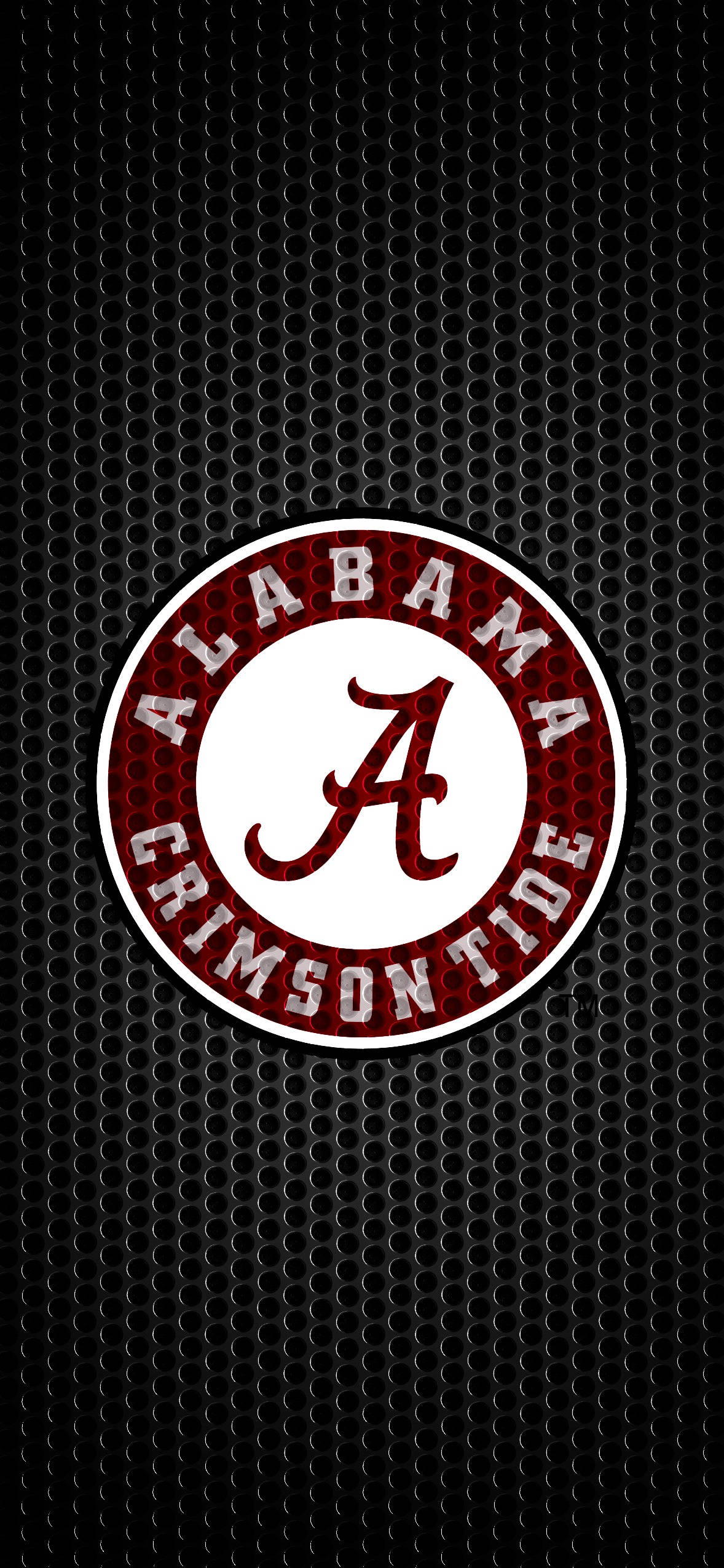 Alabama Crimson Tide sort metal kunst Wallpapers