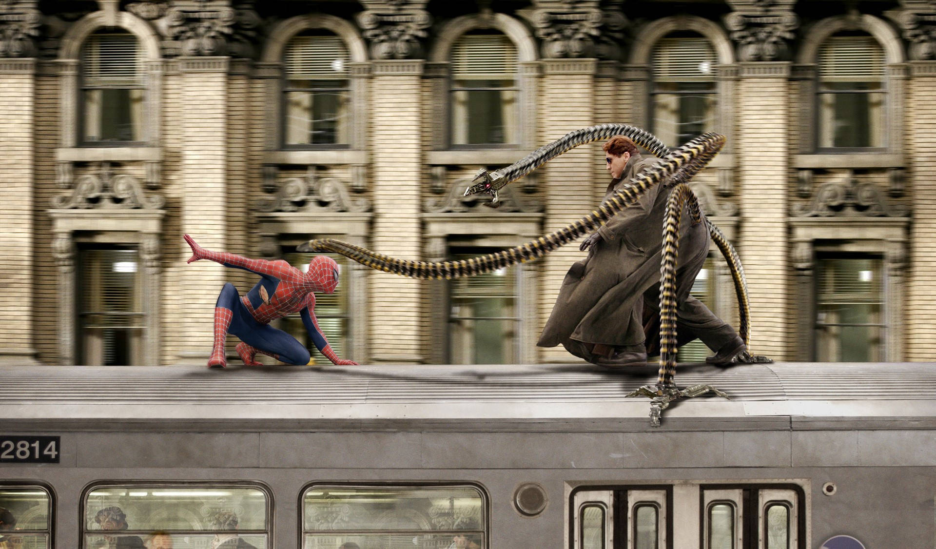 Alfred Molina Doctor Octopus og Spider-Man Wallpapers