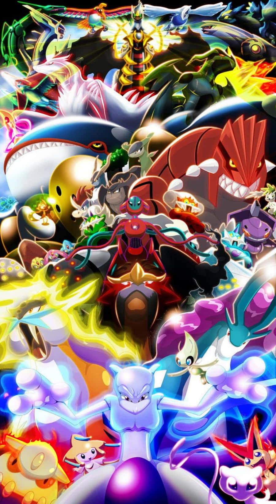 Alle legendariske Pokémon telefonbillede Wallpapers