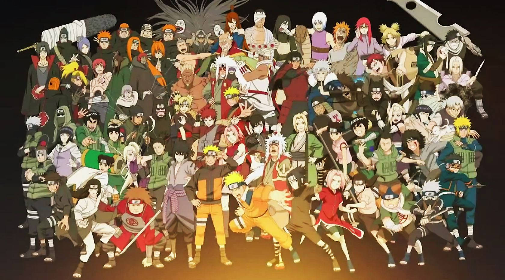 Alle Ninja Naruto-karakterer Wallpapers