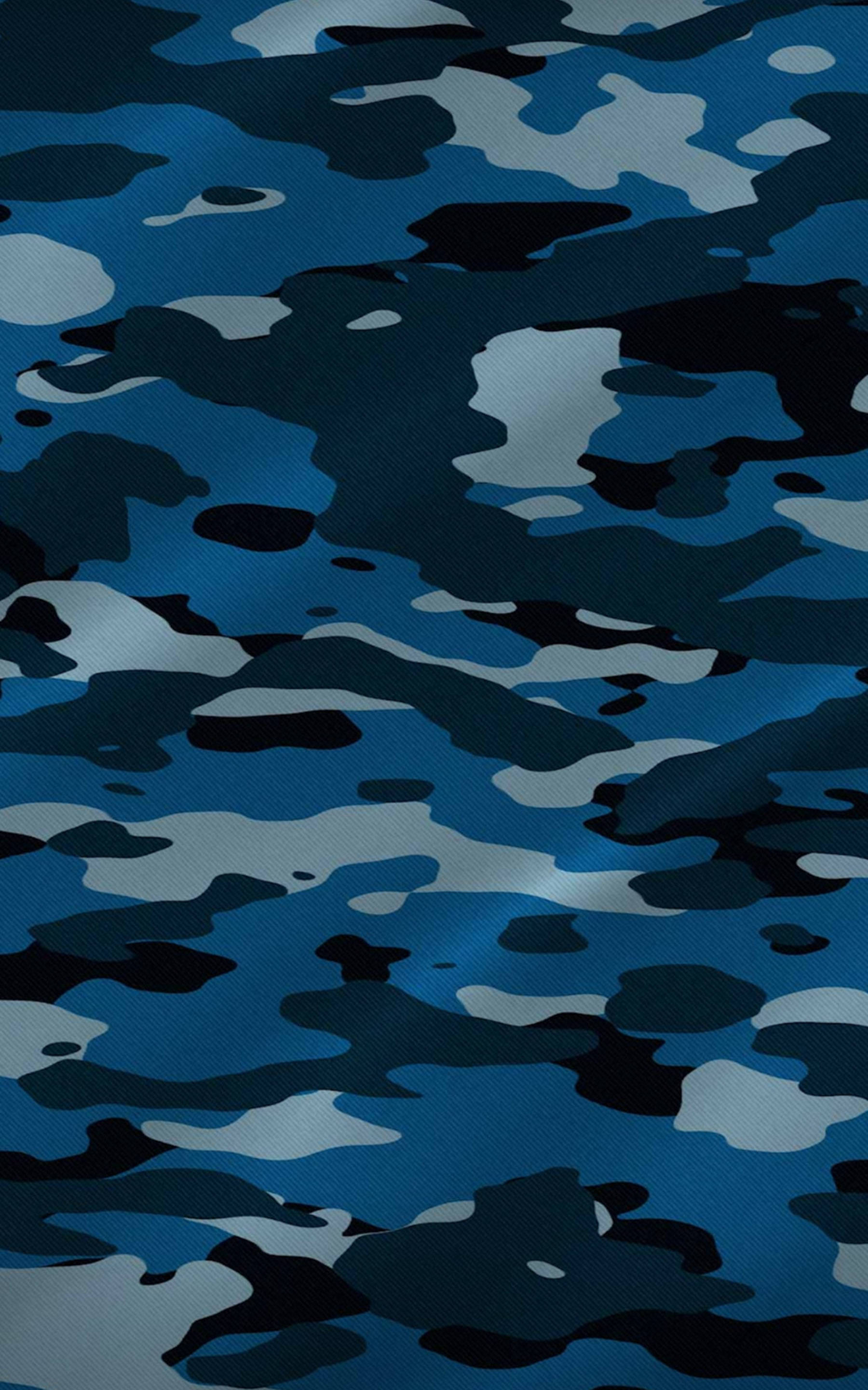 Almindelig blå camo design Wallpapers