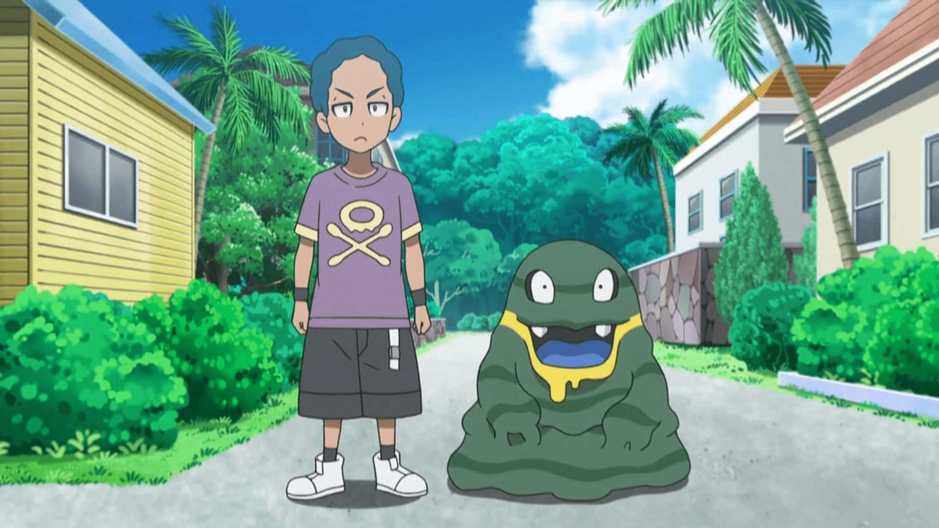 Alola-Grimer i Pokémon-animeen Wallpapers
