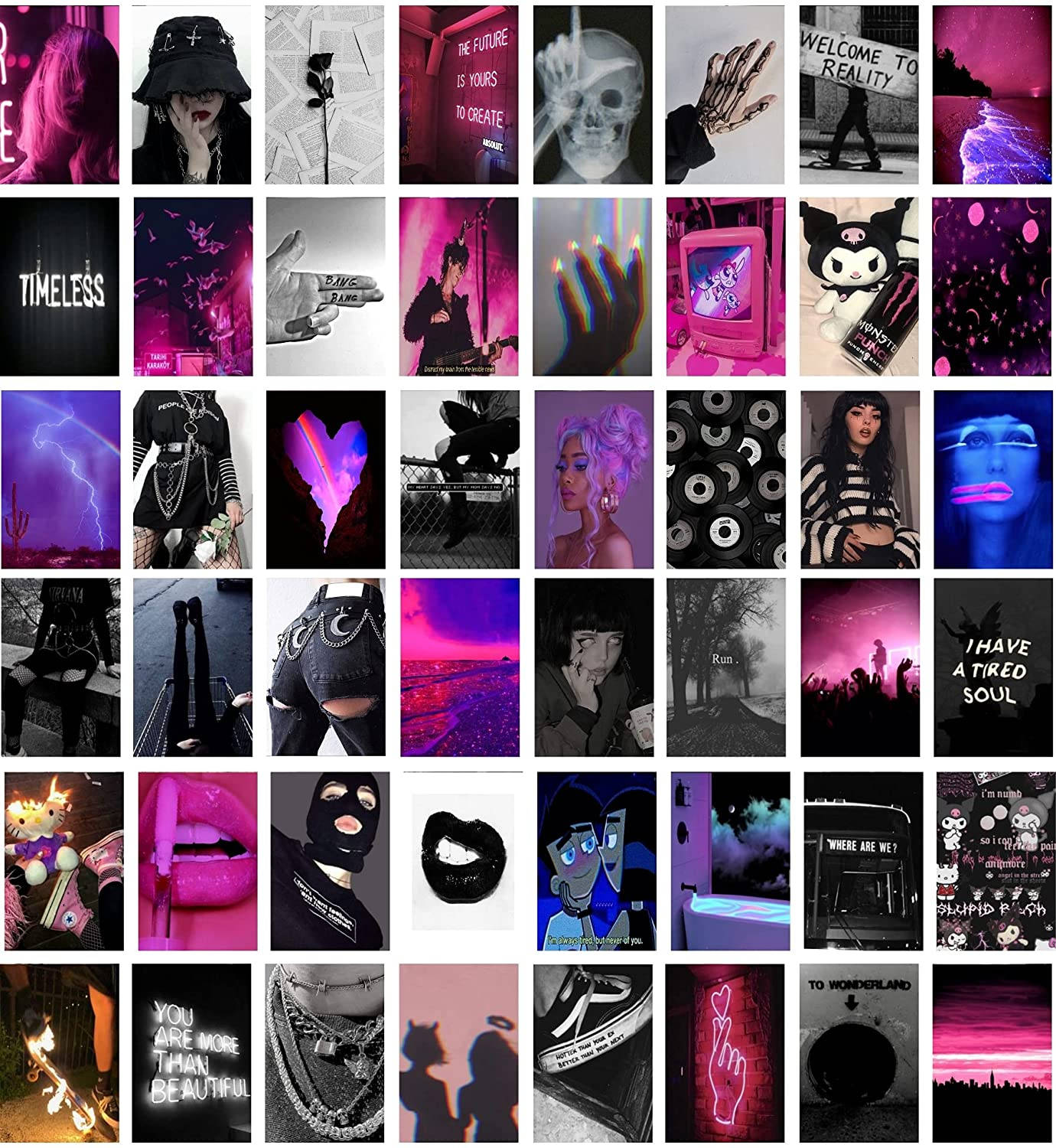 Alternativ æstetisk neonsammensætning Wallpapers