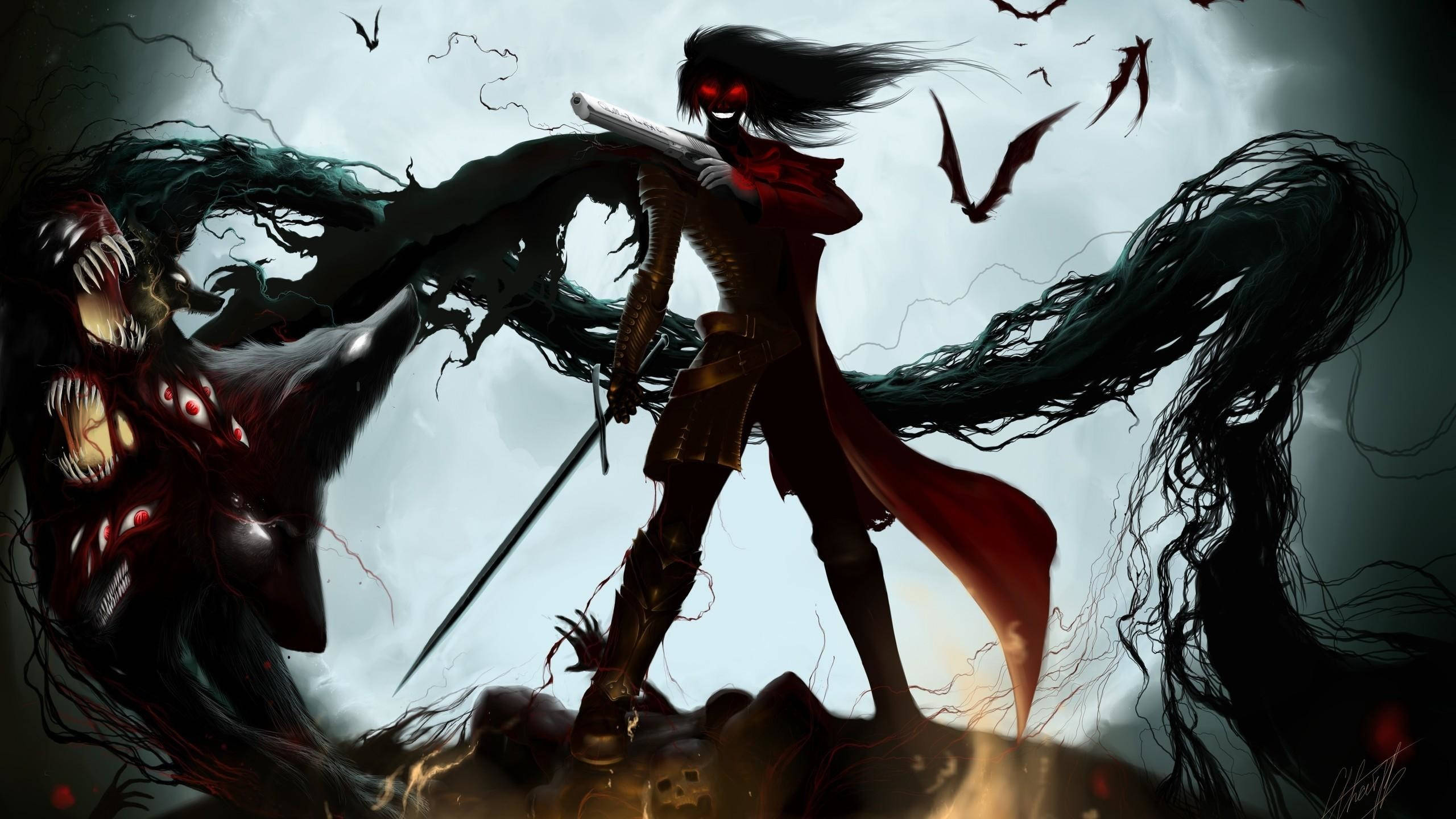 Alucard Anime Pfp, mørk og edgy Wallpapers