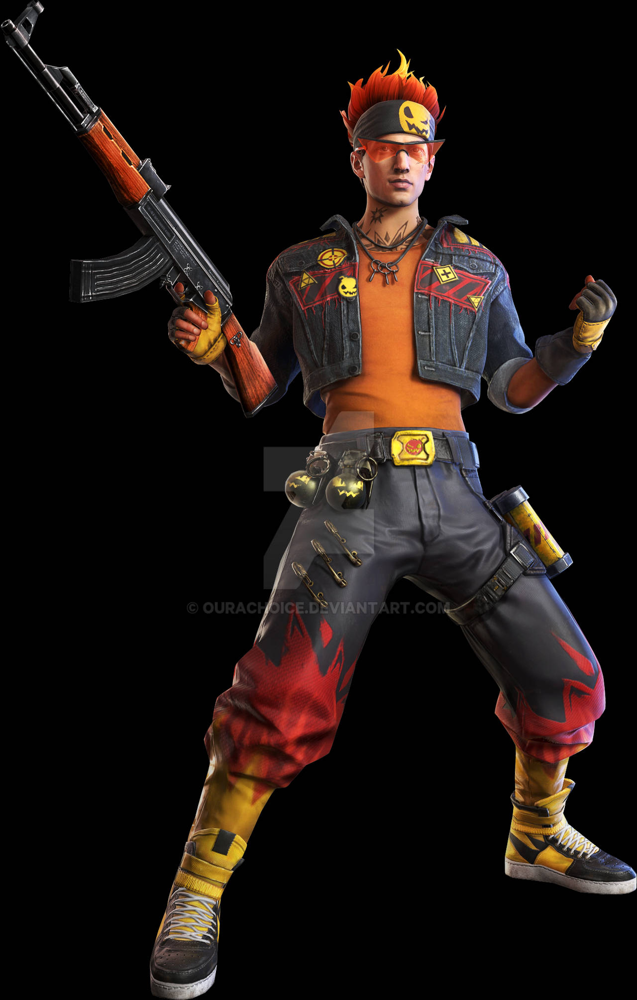 Alvaro som Free Fire-karakter Wallpapers