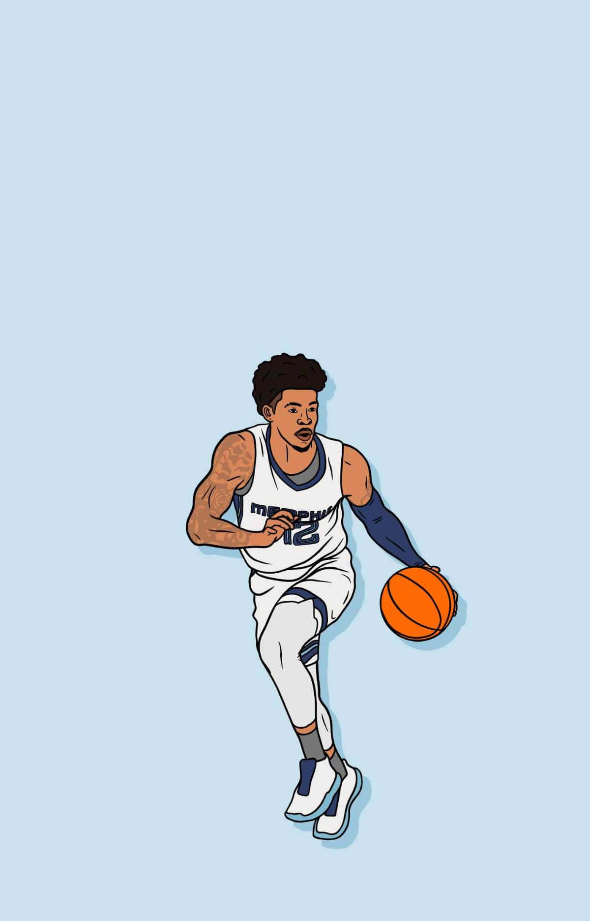 Amerikansk basketballatlet Tyus Jones Animation Wallpapers