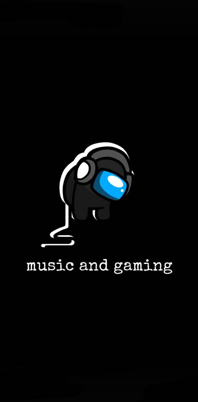 Among US Sort Musik Og Spil Wallpapers