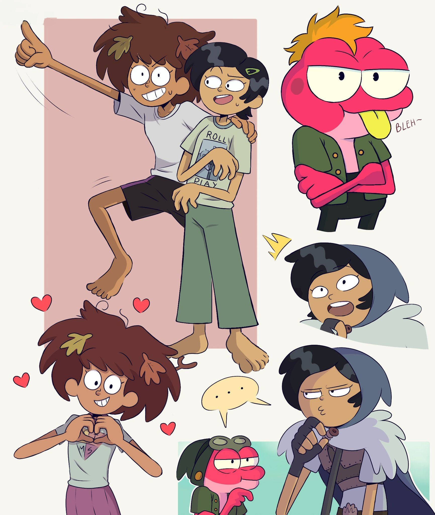 Amphibia Sød Tegneserie Wallpapers