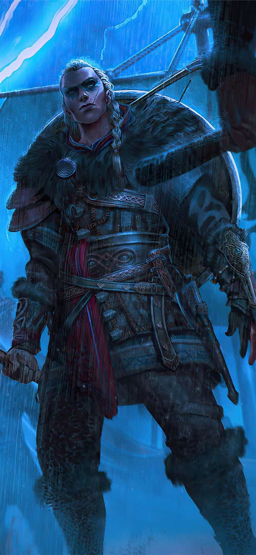 Android Assassin's Creed Valhalla Baggrund Stående Wallpapers