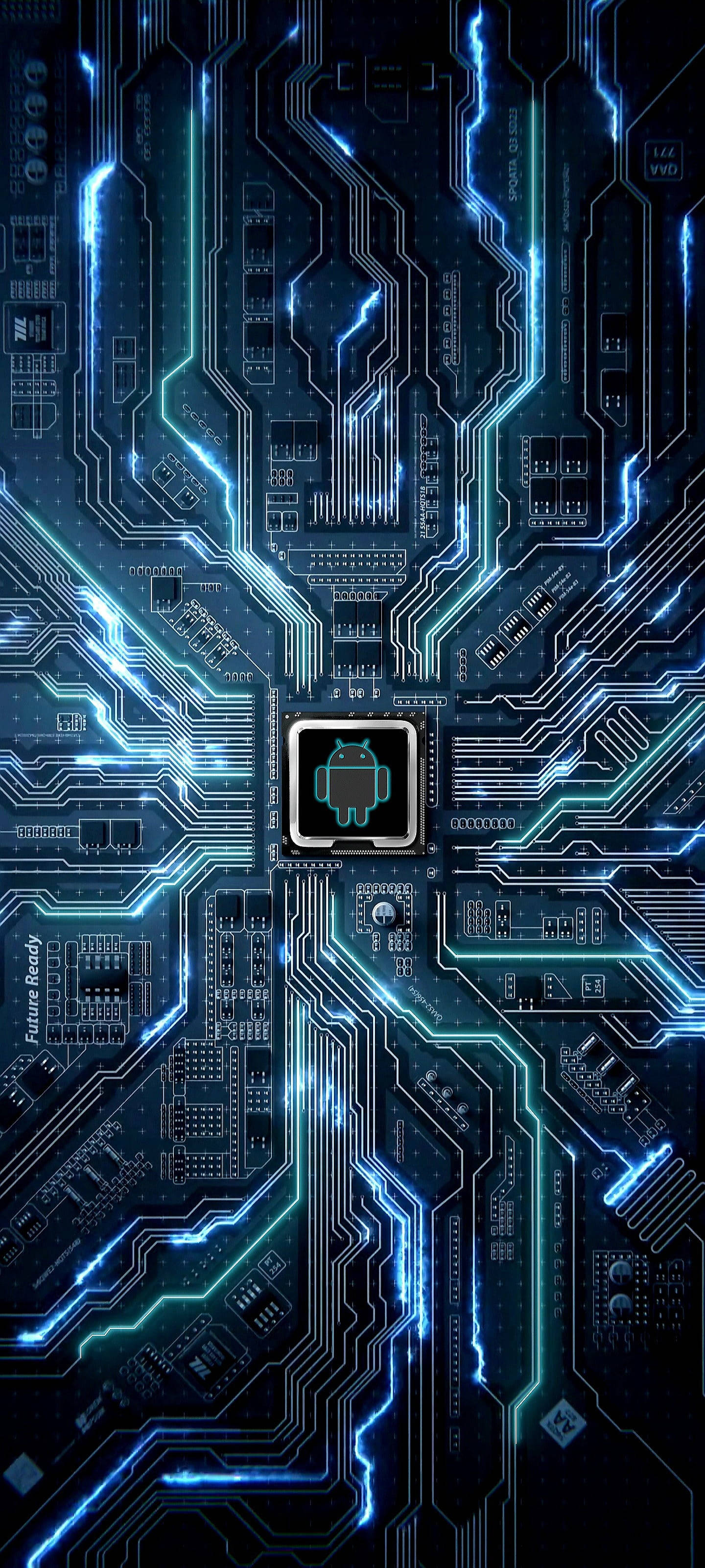 Android Circuit Art Til Samsung S20 FE Wallpapers