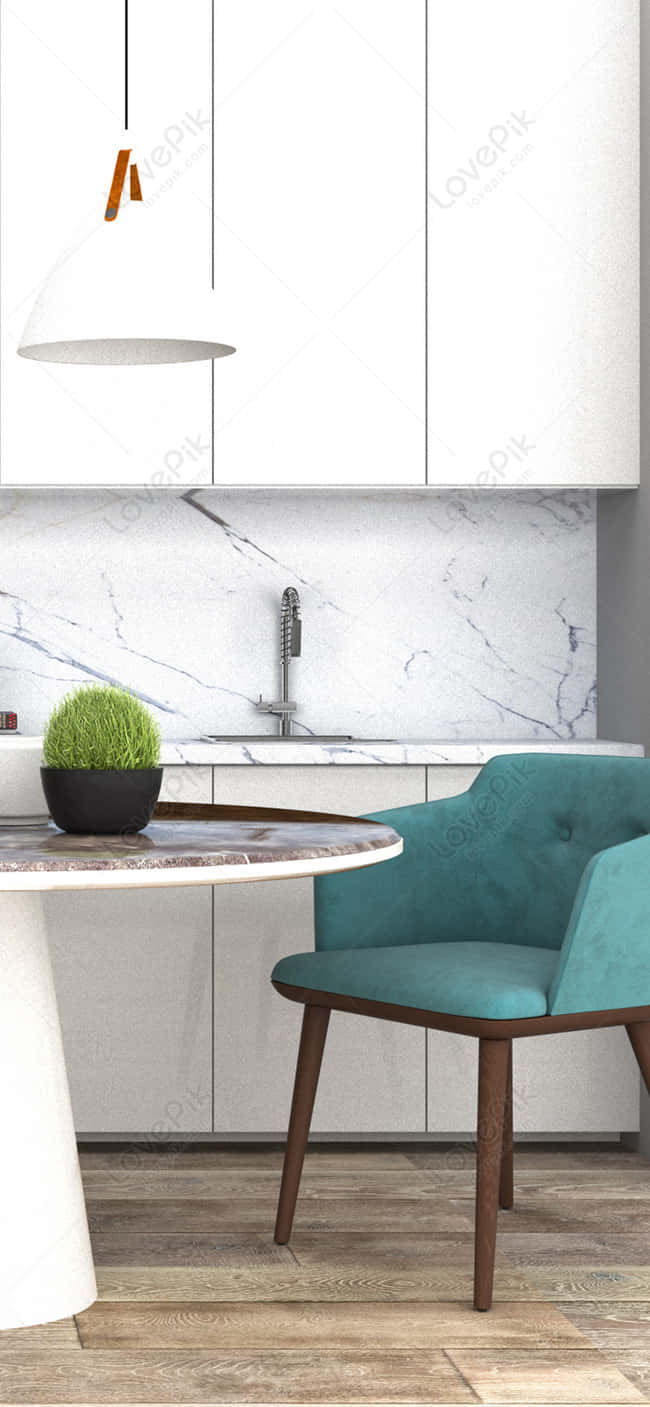 Android White Theme Køkken Baggrund Design Wallpapers