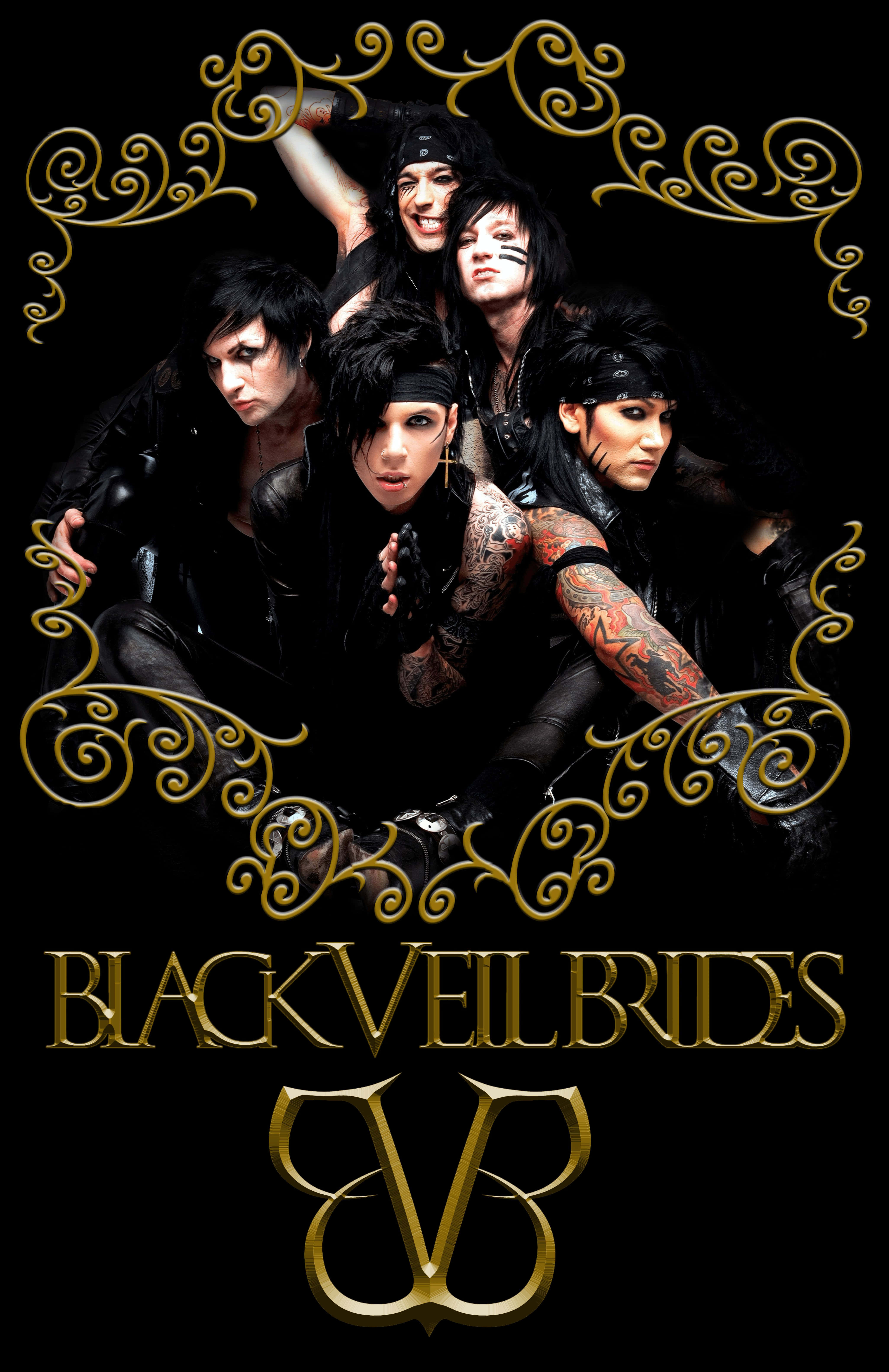 Andy Biersack fra Black Veil Brides Wallpapers