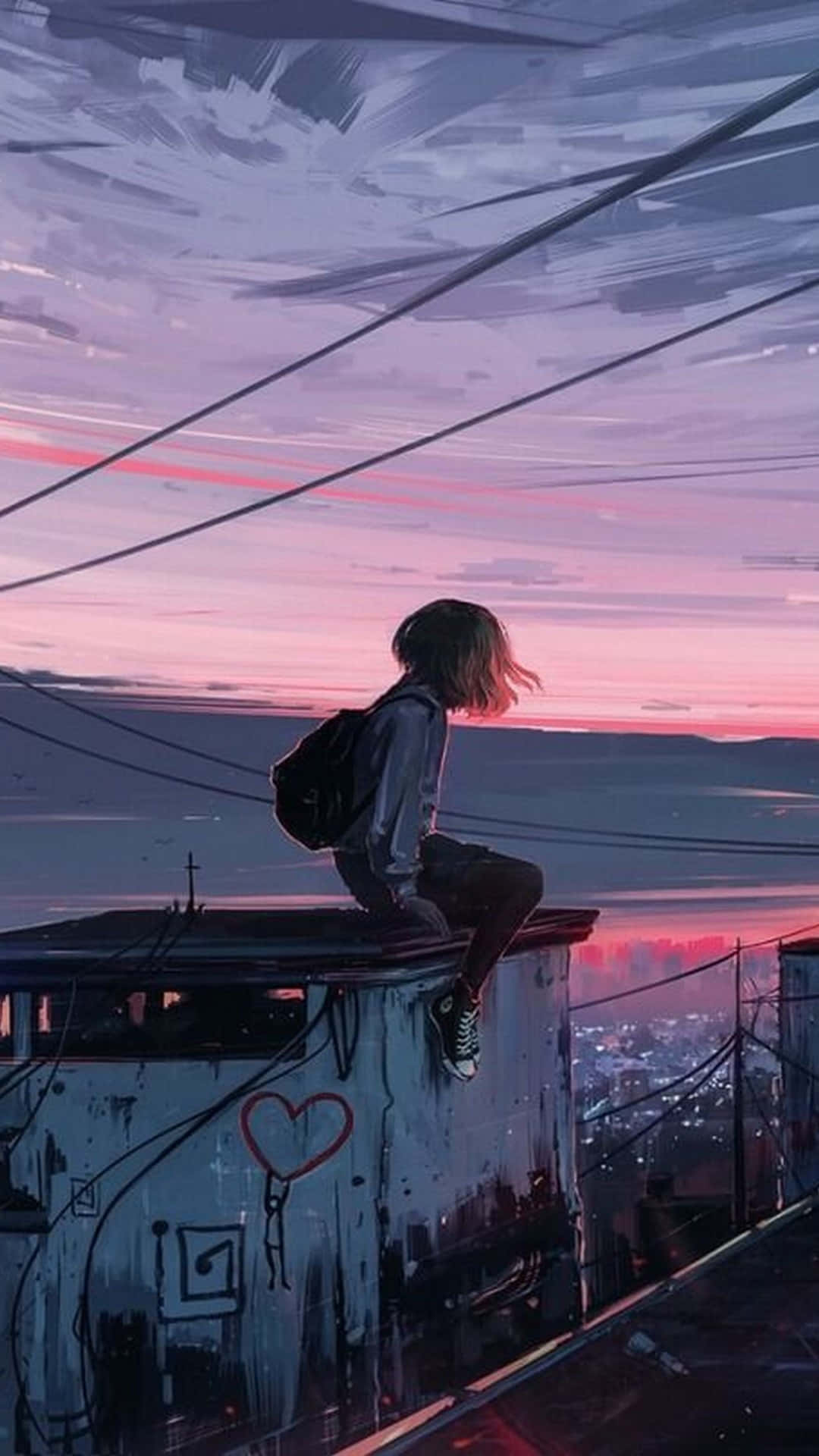 Anime Aesthetic - en mangfoldig verden af karakterer og levende historier Wallpapers