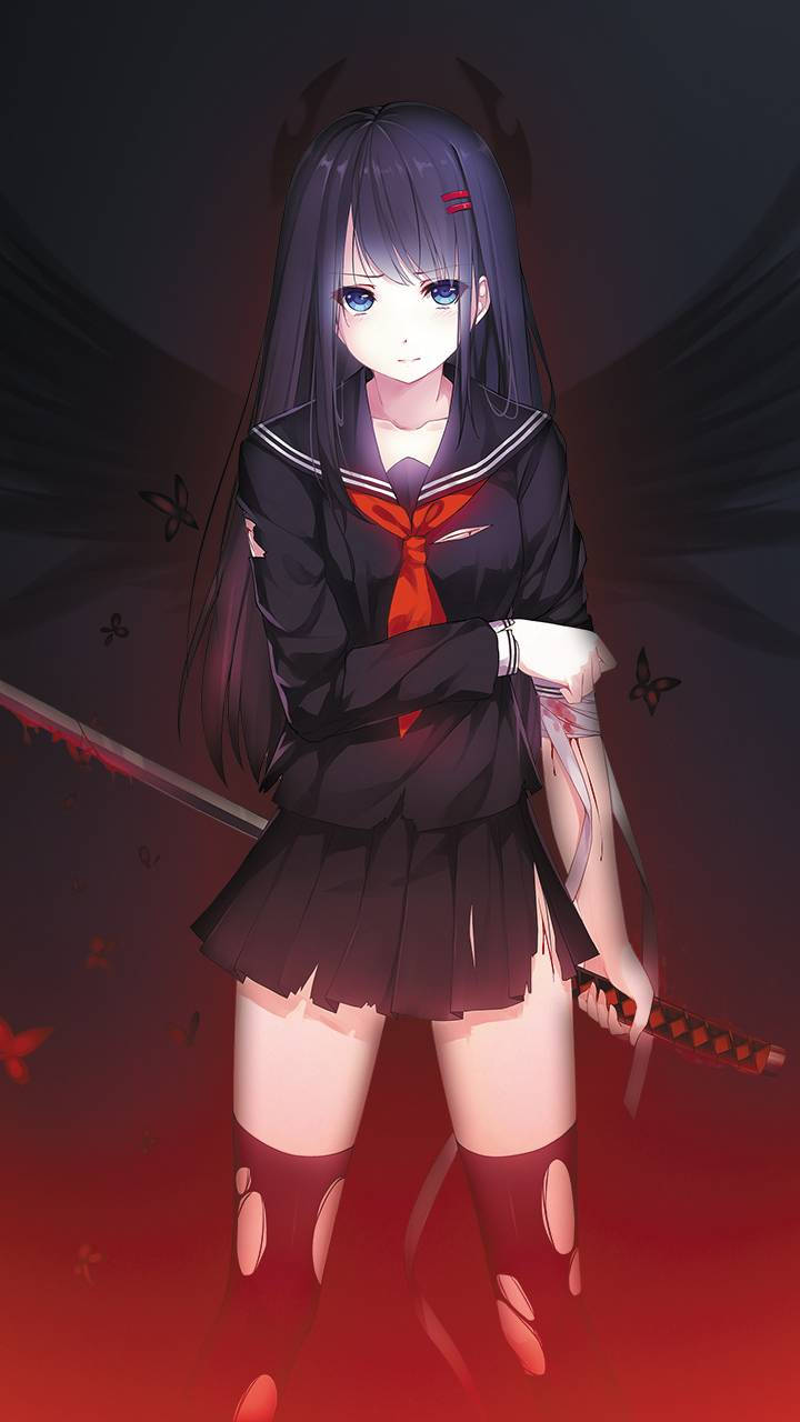Anime-dæmon Kisara Tendo Wallpapers