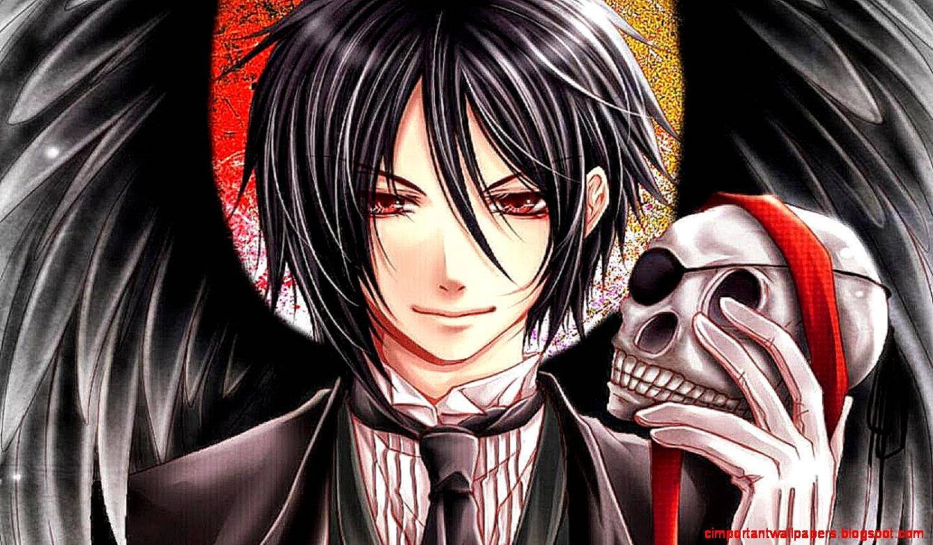 Anime dreng - Sebastian fra Black Butler serien Wallpapers