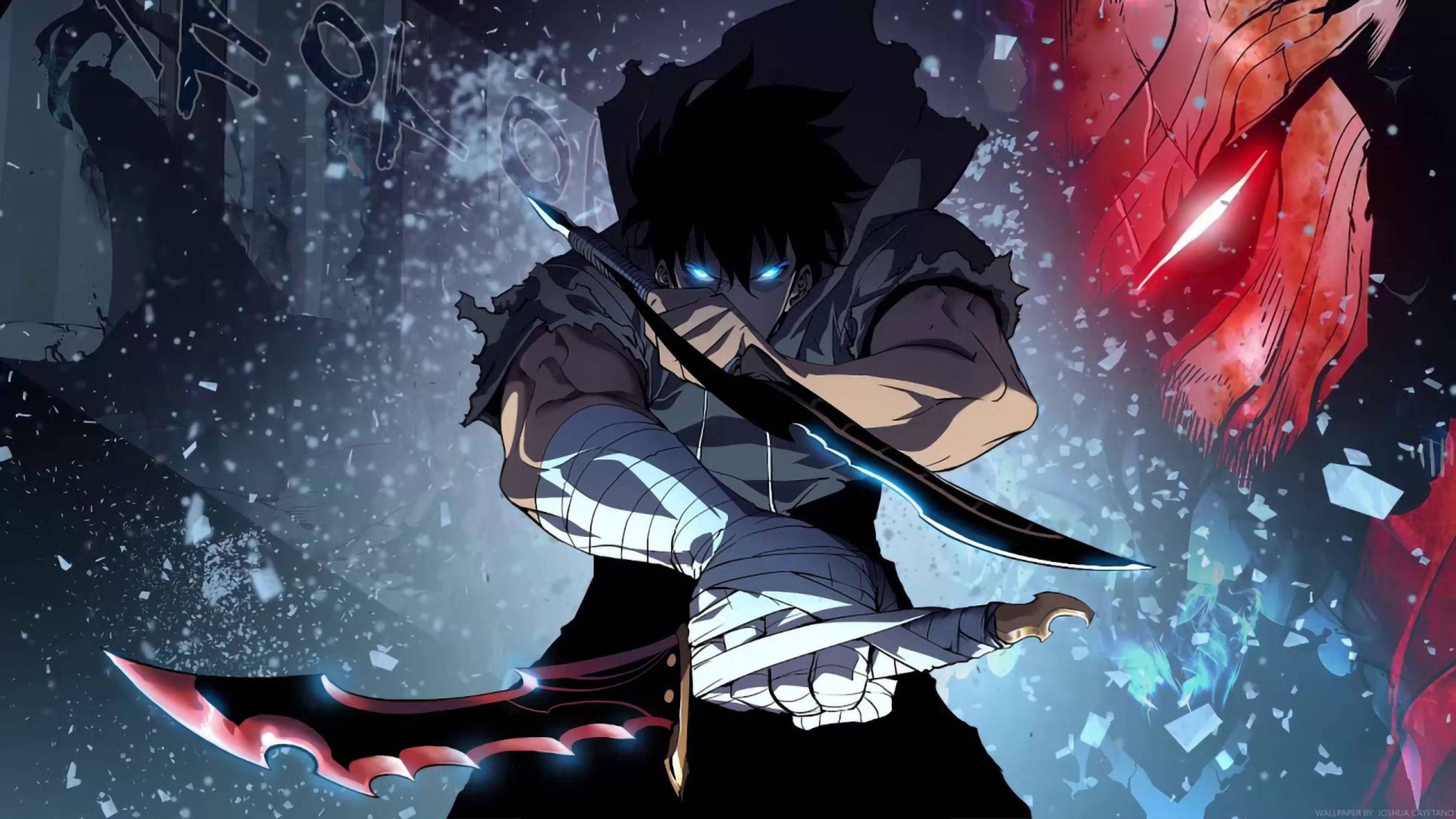 Anime Gaming Sværdkæmper Wallpapers