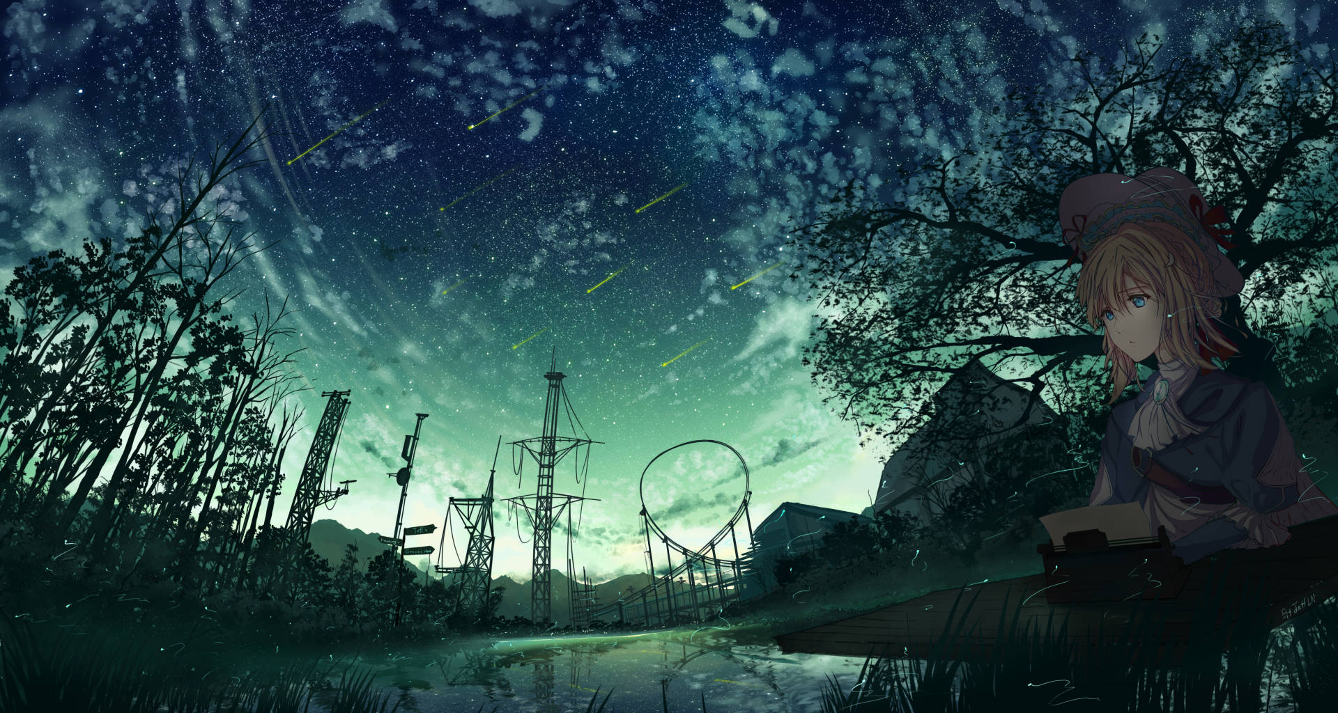 Anime-karakterer Violet Evergarden Wallpapers