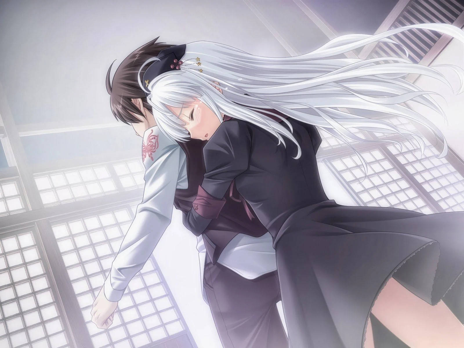 Anime-kram i japansk dojo Wallpapers