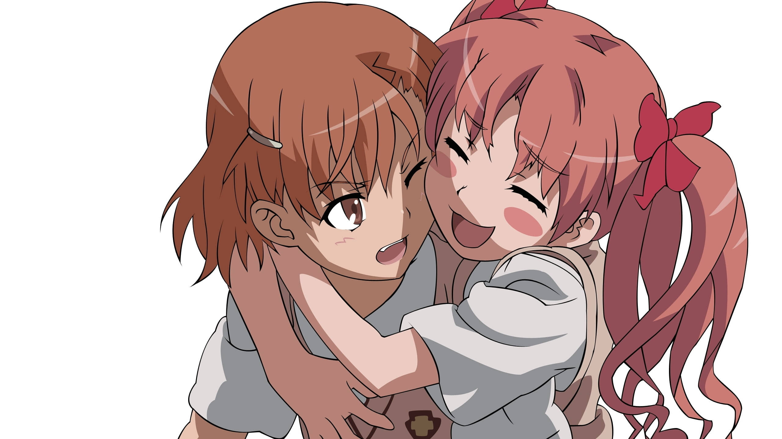 Anime kram mellem teenagepar Wallpapers