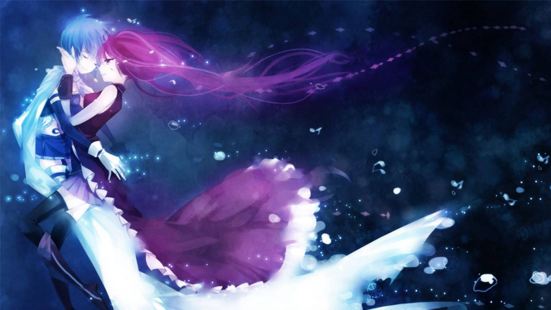 Anime Lesbisk Fantasy Kunst Wallpapers
