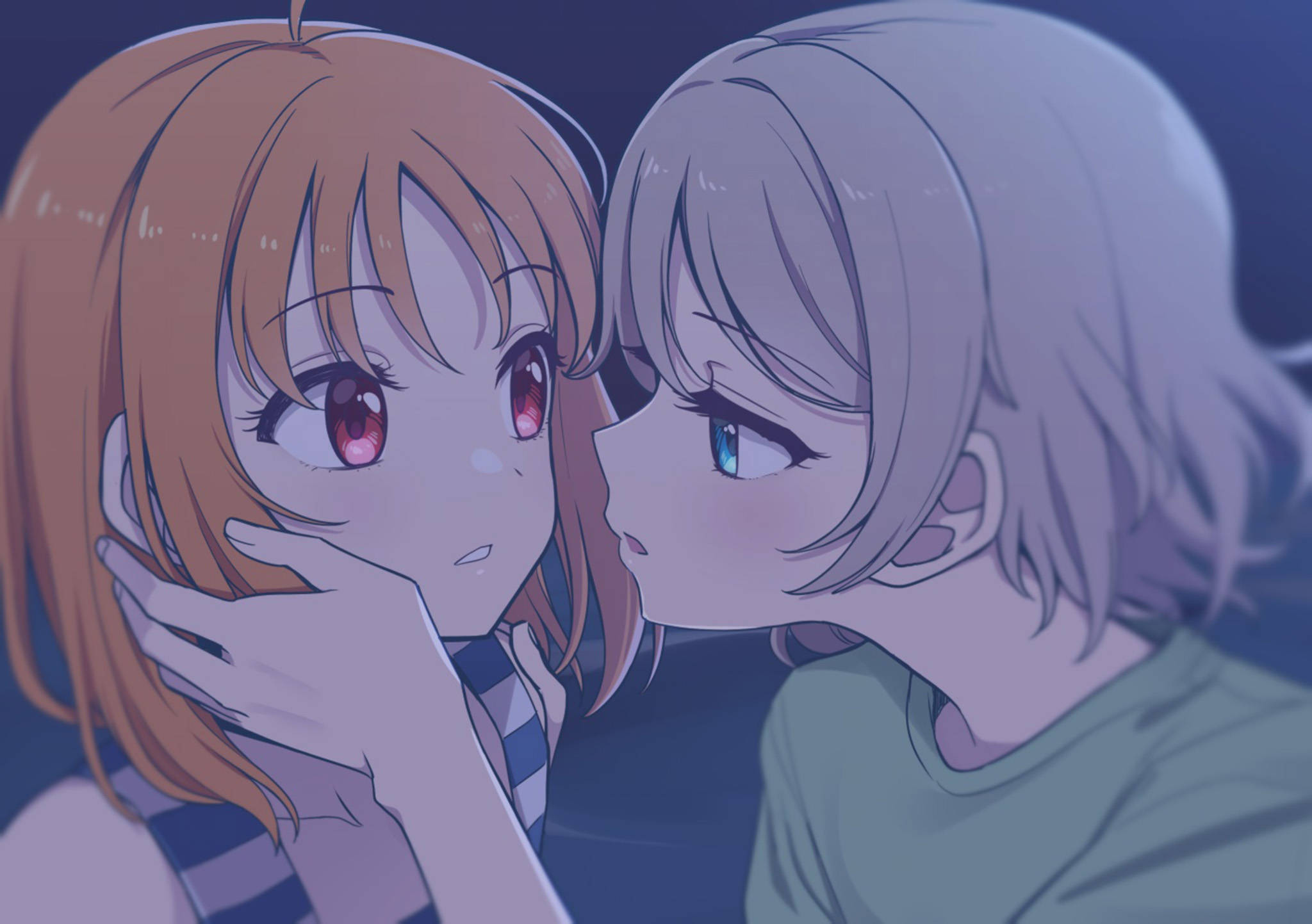 Anime Lesbisk You og Chika Wallpapers