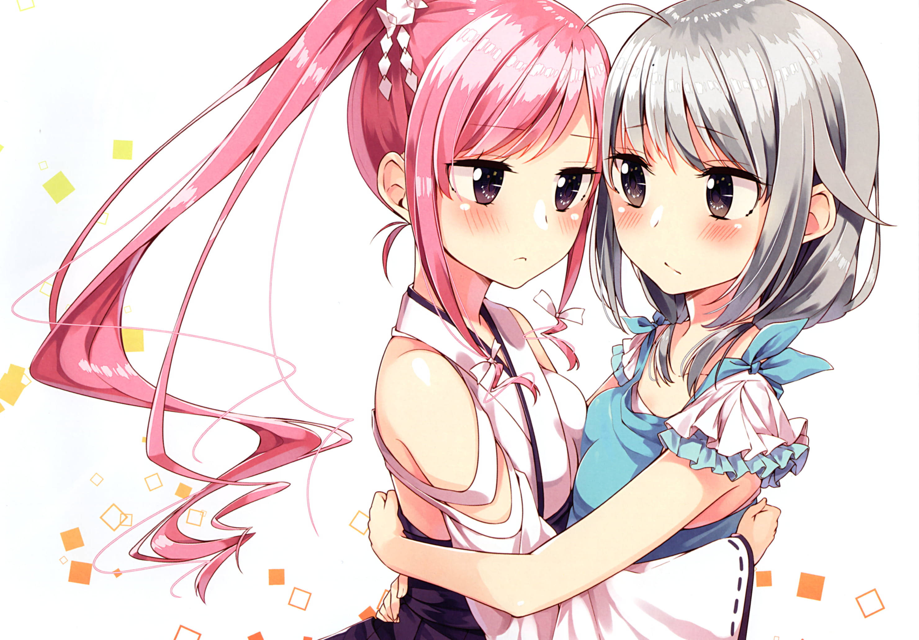 Anime-lesbiske i kærlighed Wallpapers