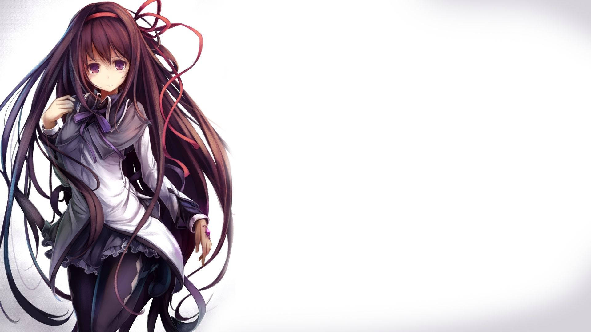 Anime-pige Homura Akemi Wallpapers