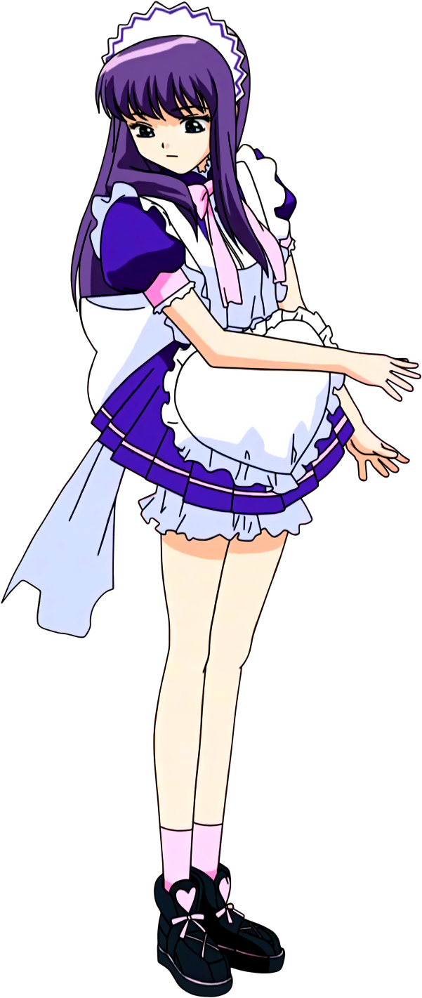 Anime-pige i tøj uden for kategori Wallpapers