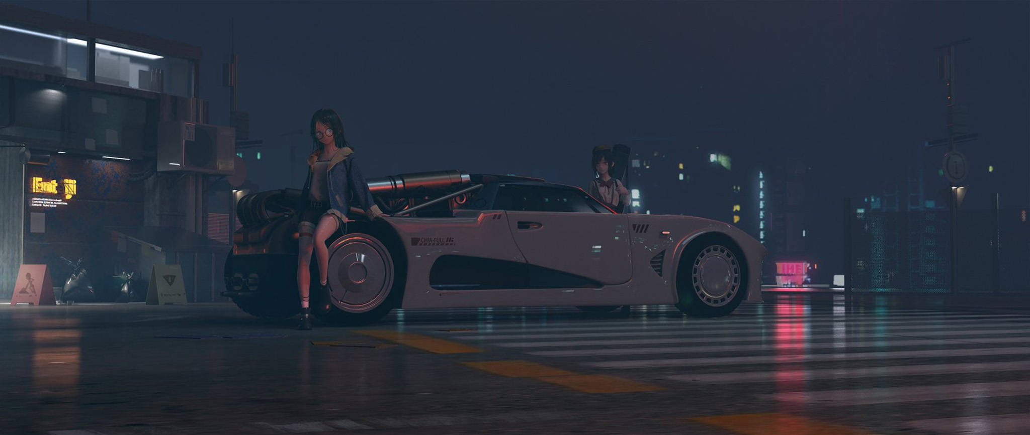 Anime racerbil Wallpapers