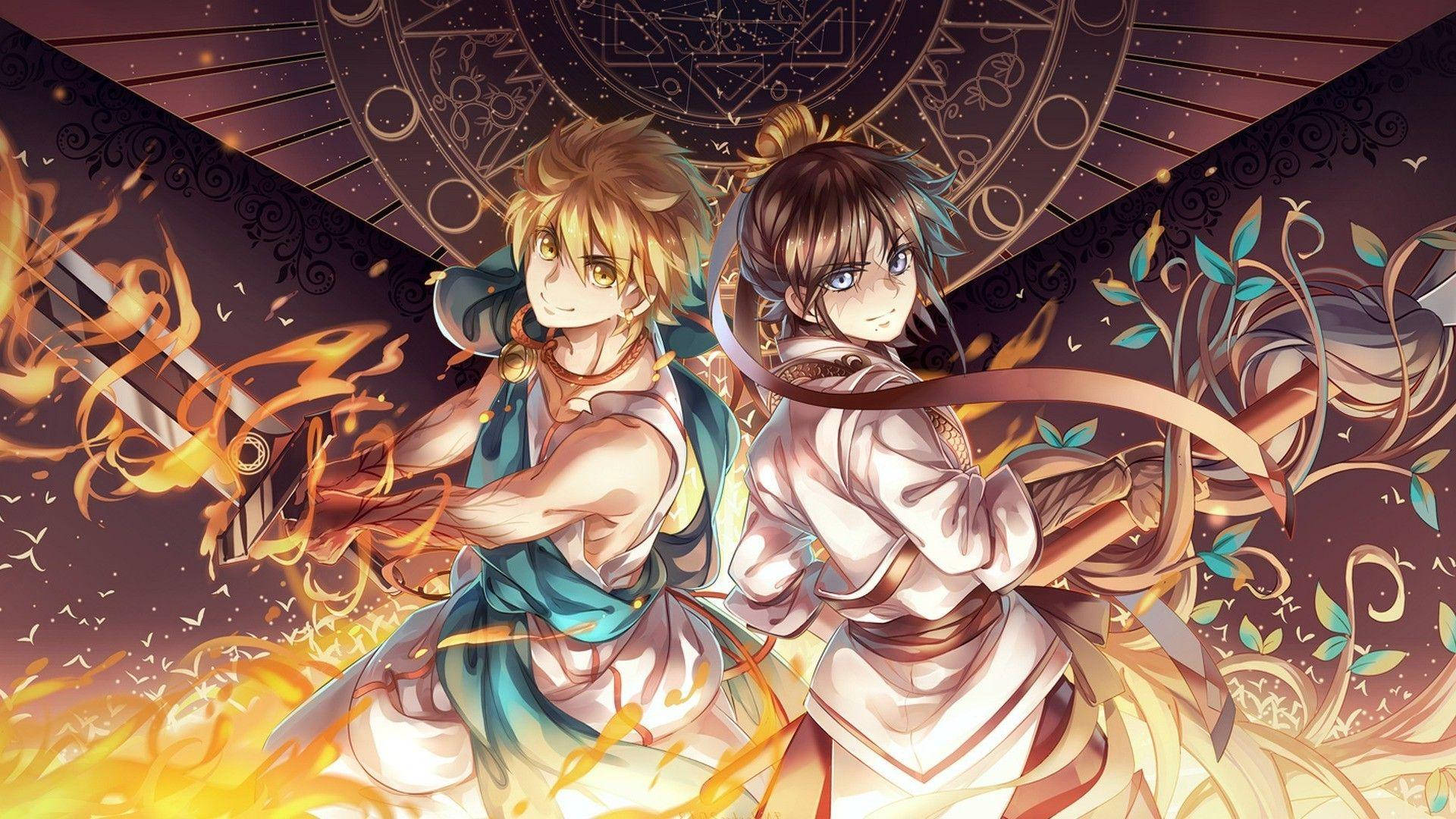Animefigurer Magi Wallpapers
