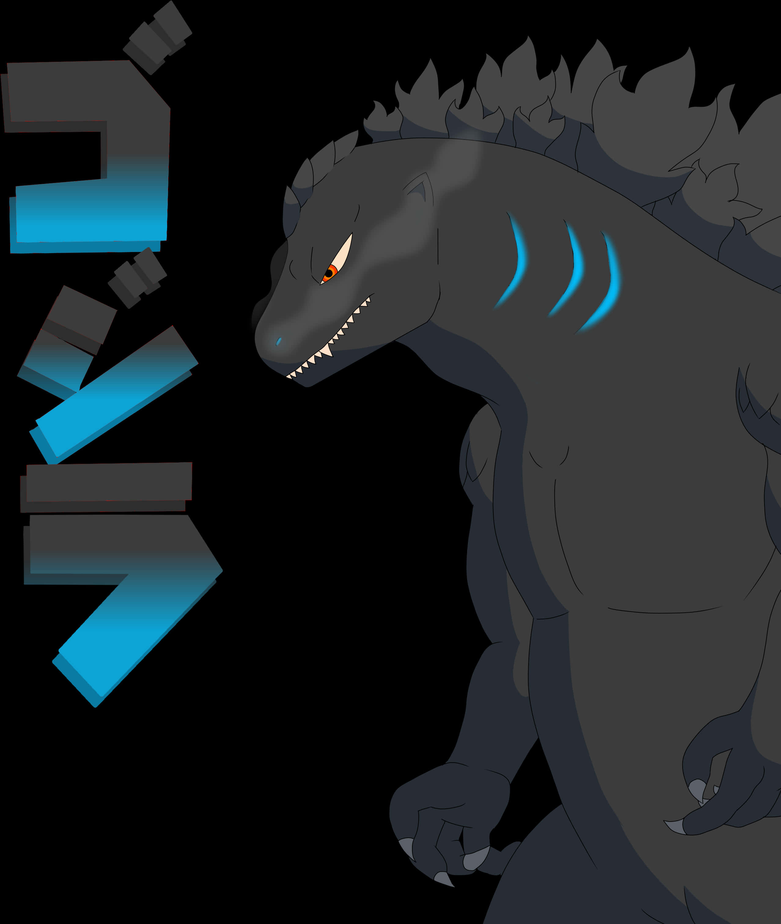 Animeret Godzilla-profil Wallpapers