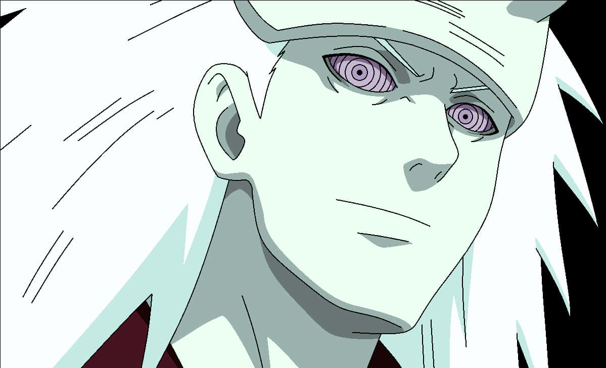 Animeret karakter med Rinnegan-øjne Wallpapers