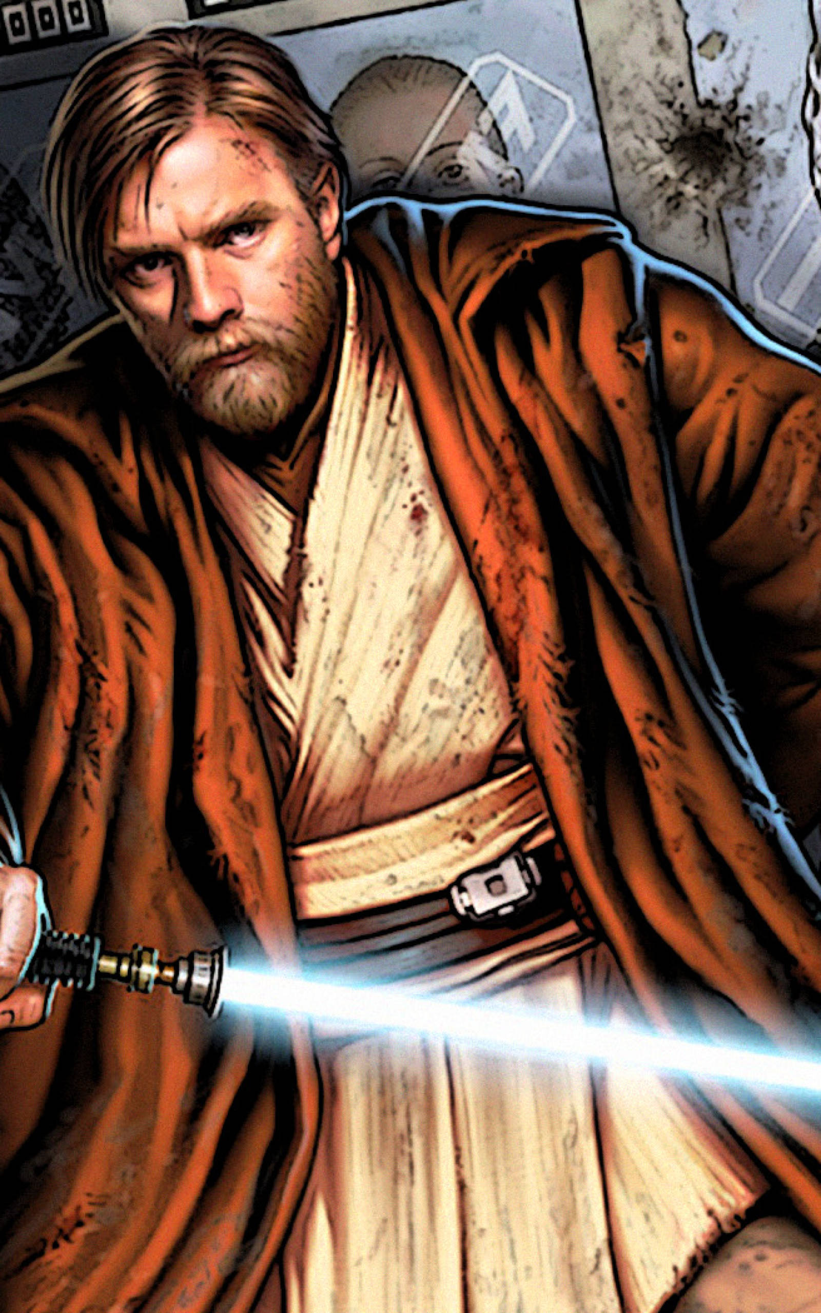 Animeret Obi-Wan Star Wars Tablet Wallpapers