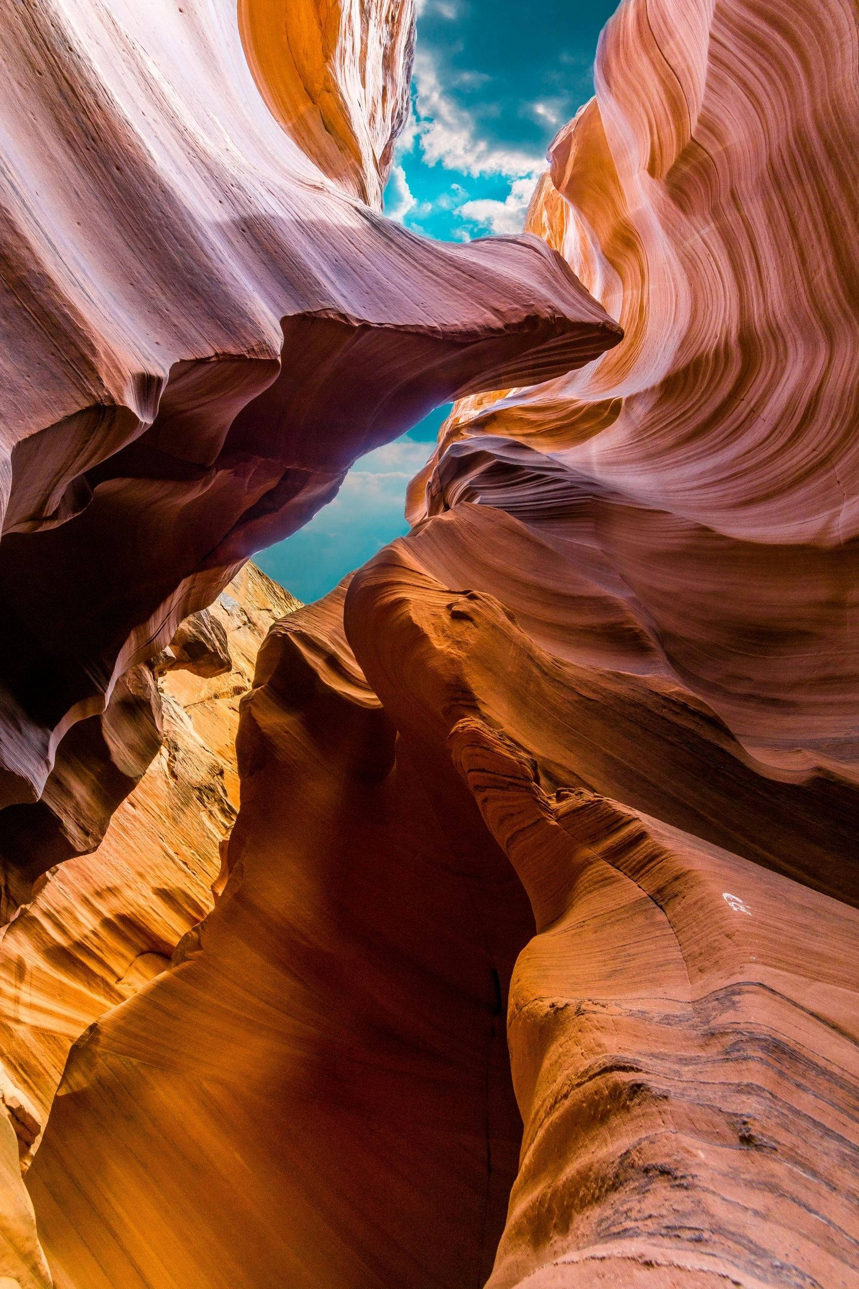 Antelope Canyon blå himmel Wallpapers