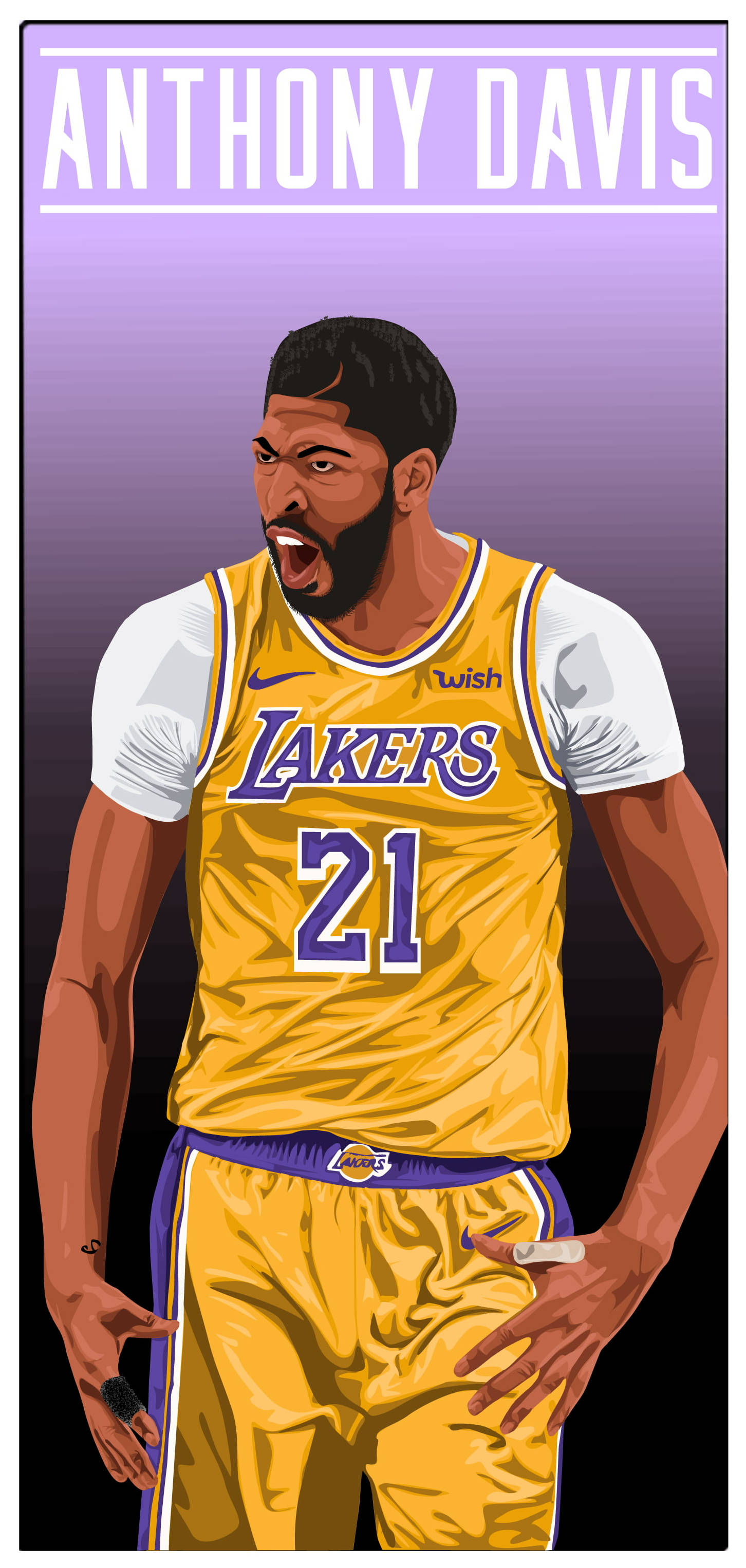 Anthony Davis Vektorkunst Wallpapers