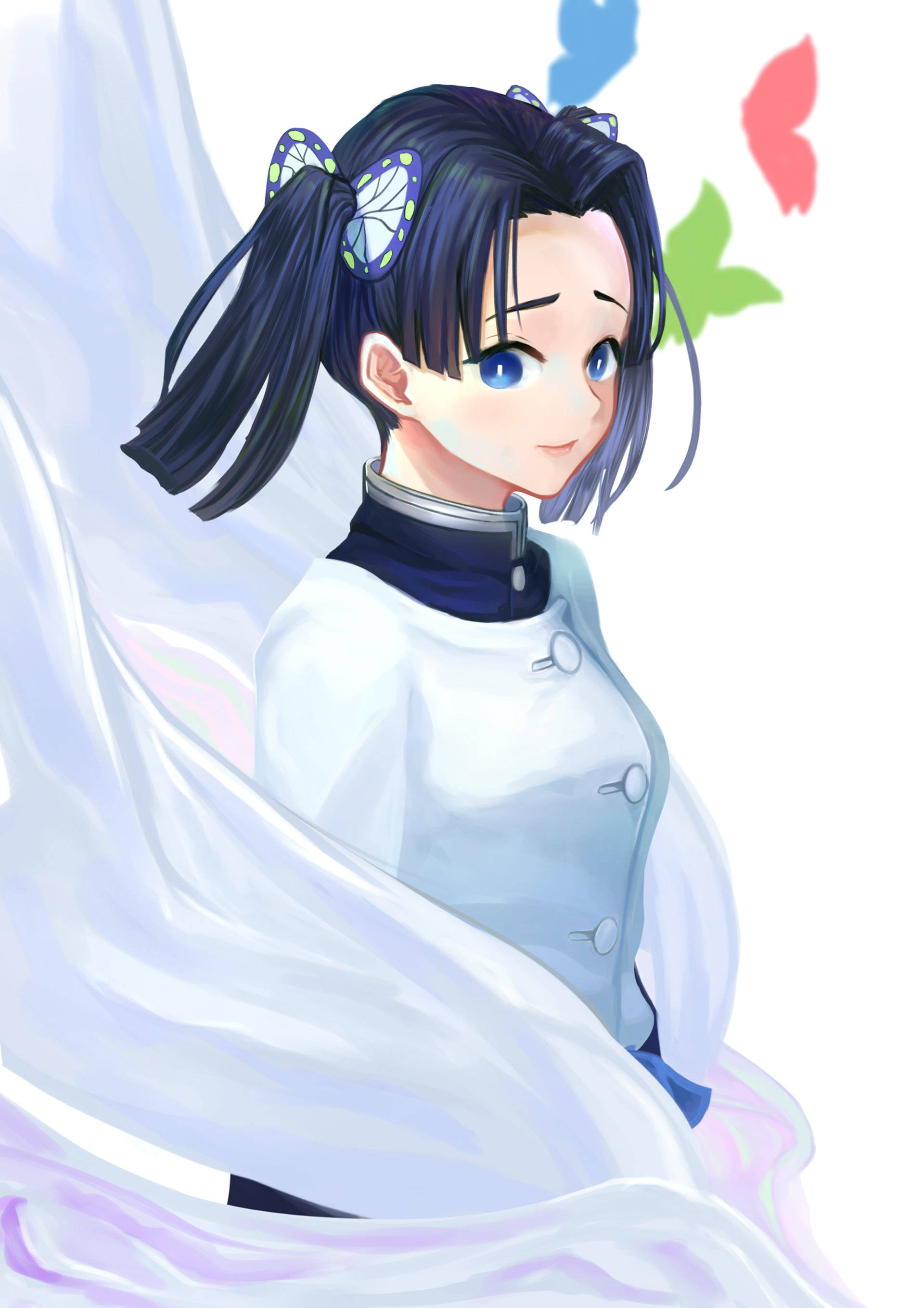 Aoi Kanzaki Farverige Sommerfugle Wallpapers