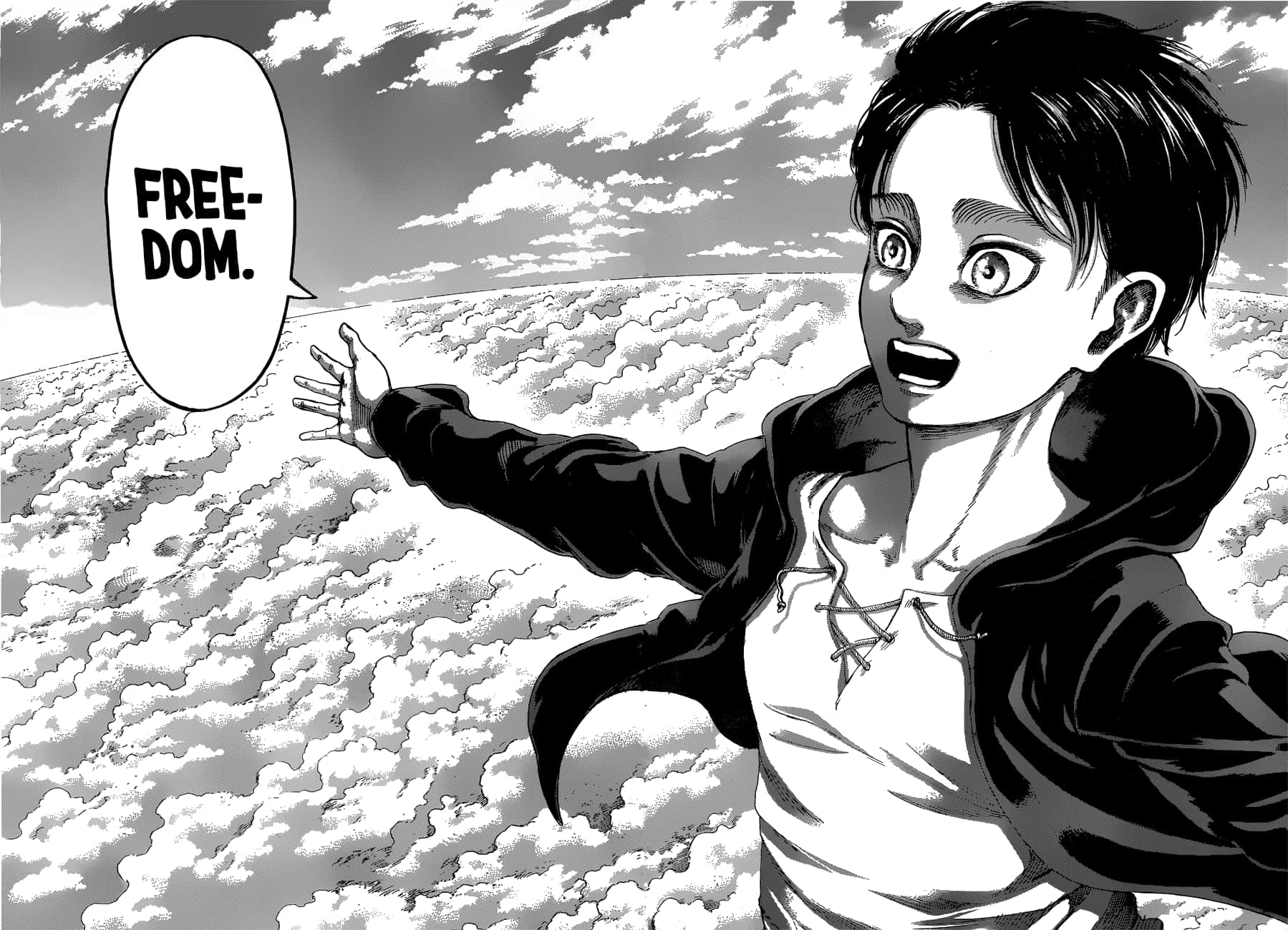 Aot Manga Eren Tegning Wallpapers
