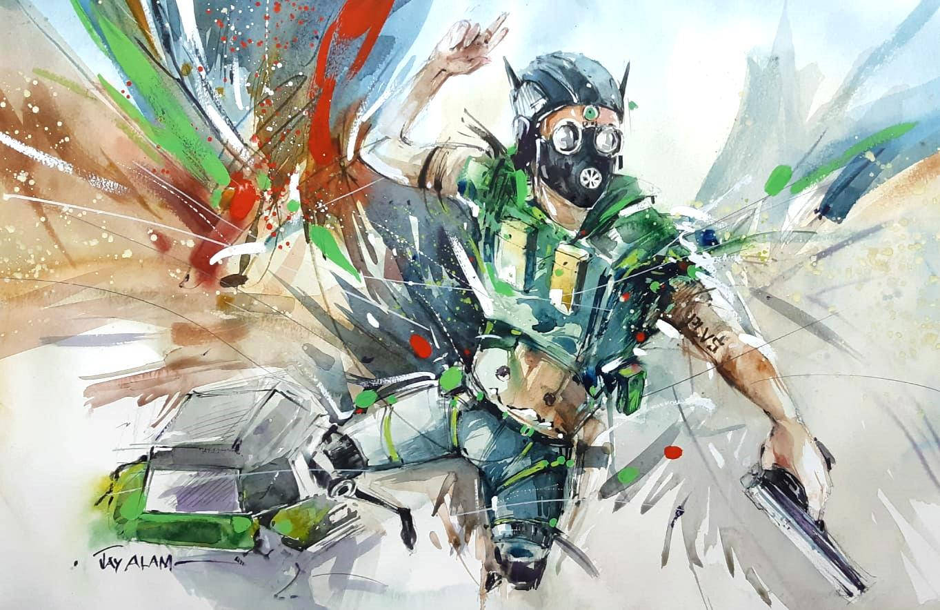 Apex Legends Octane i forskellige farver Wallpapers