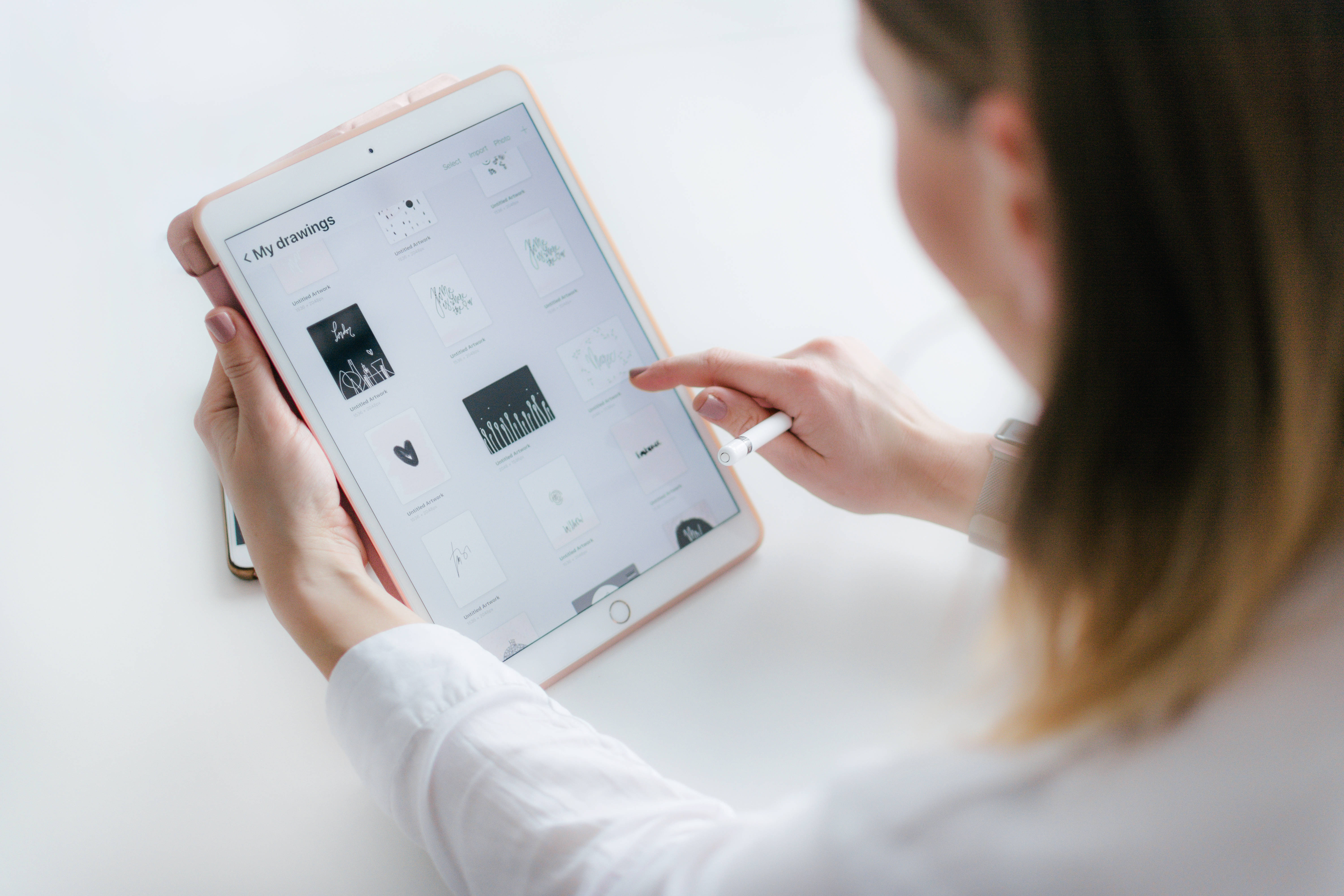 Apple iPad Pro i brug Wallpapers