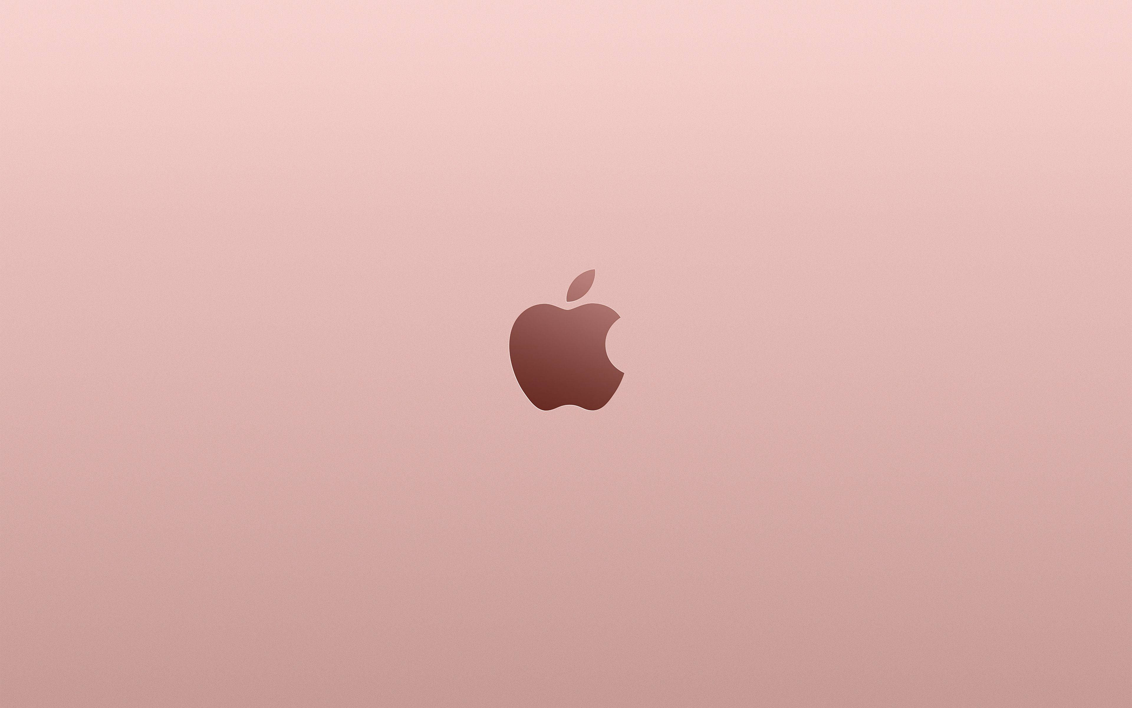 Apple Logo MacBook Pro Aestetik Pink Wallpapers