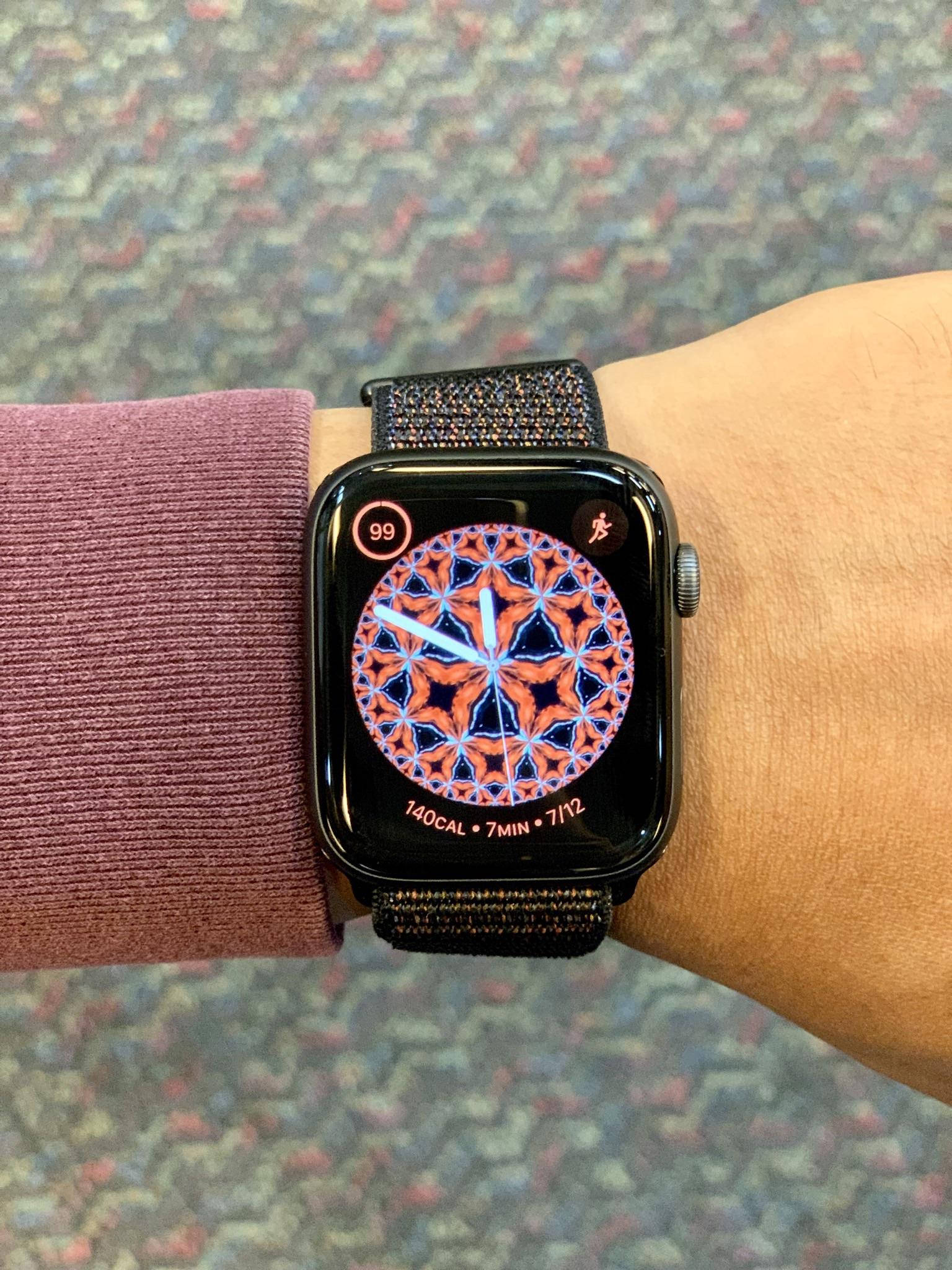 Apple Watch Kalejdoskopmønster Urskive Wallpapers