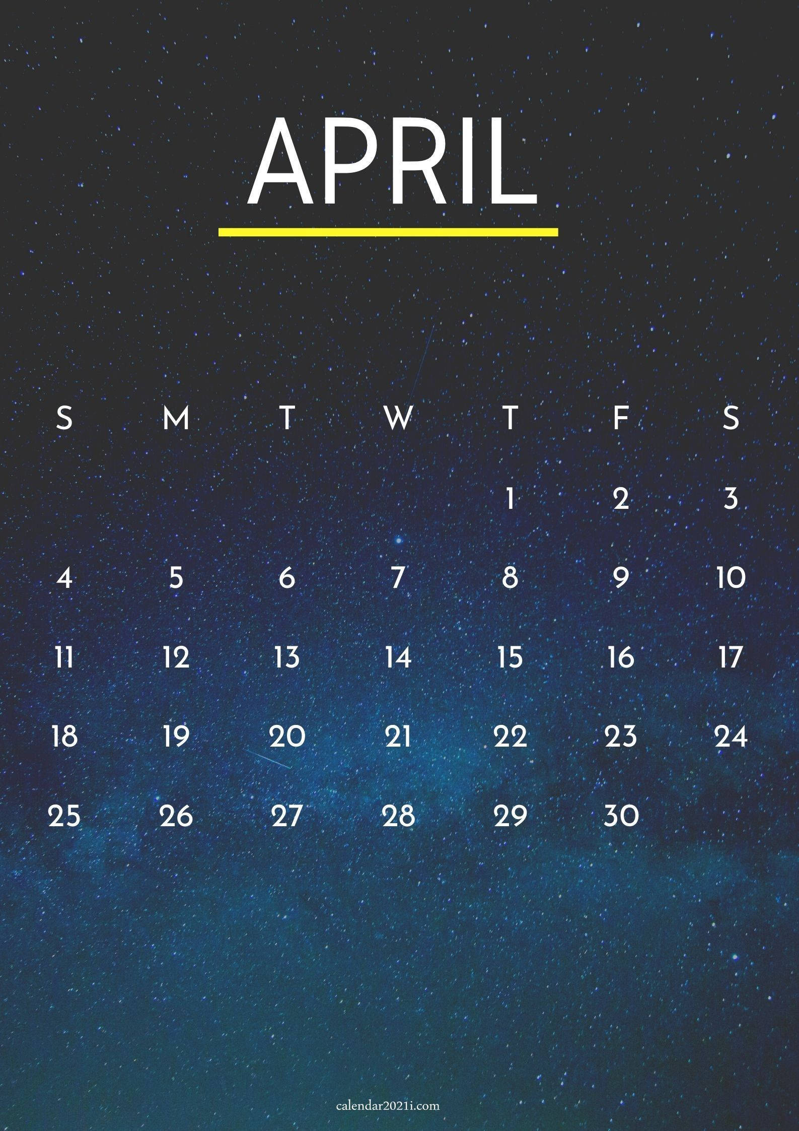 April bringer smukke stjerneklare nætter Wallpapers