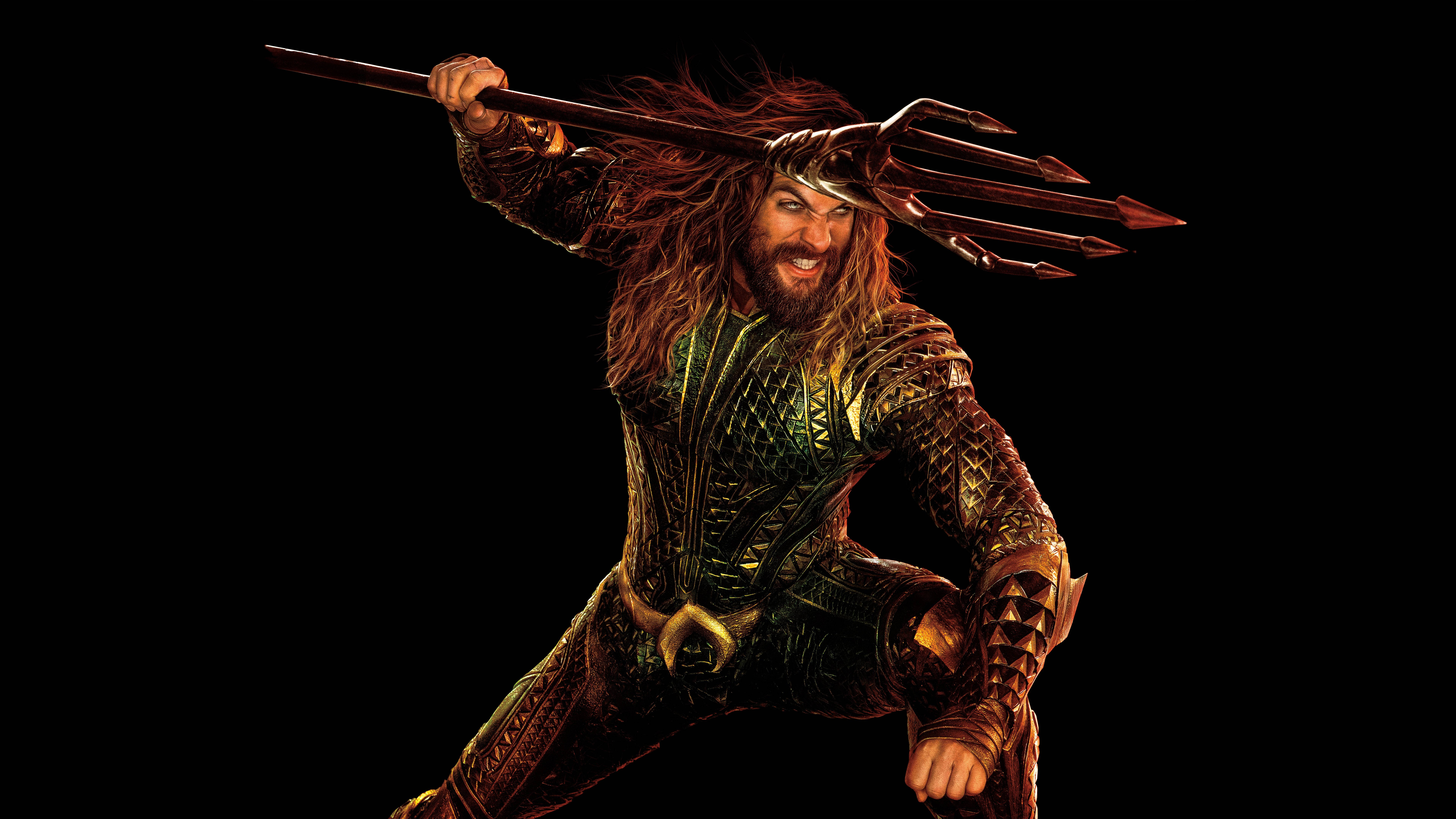 Aquaman gør sig klar til kamp Wallpapers