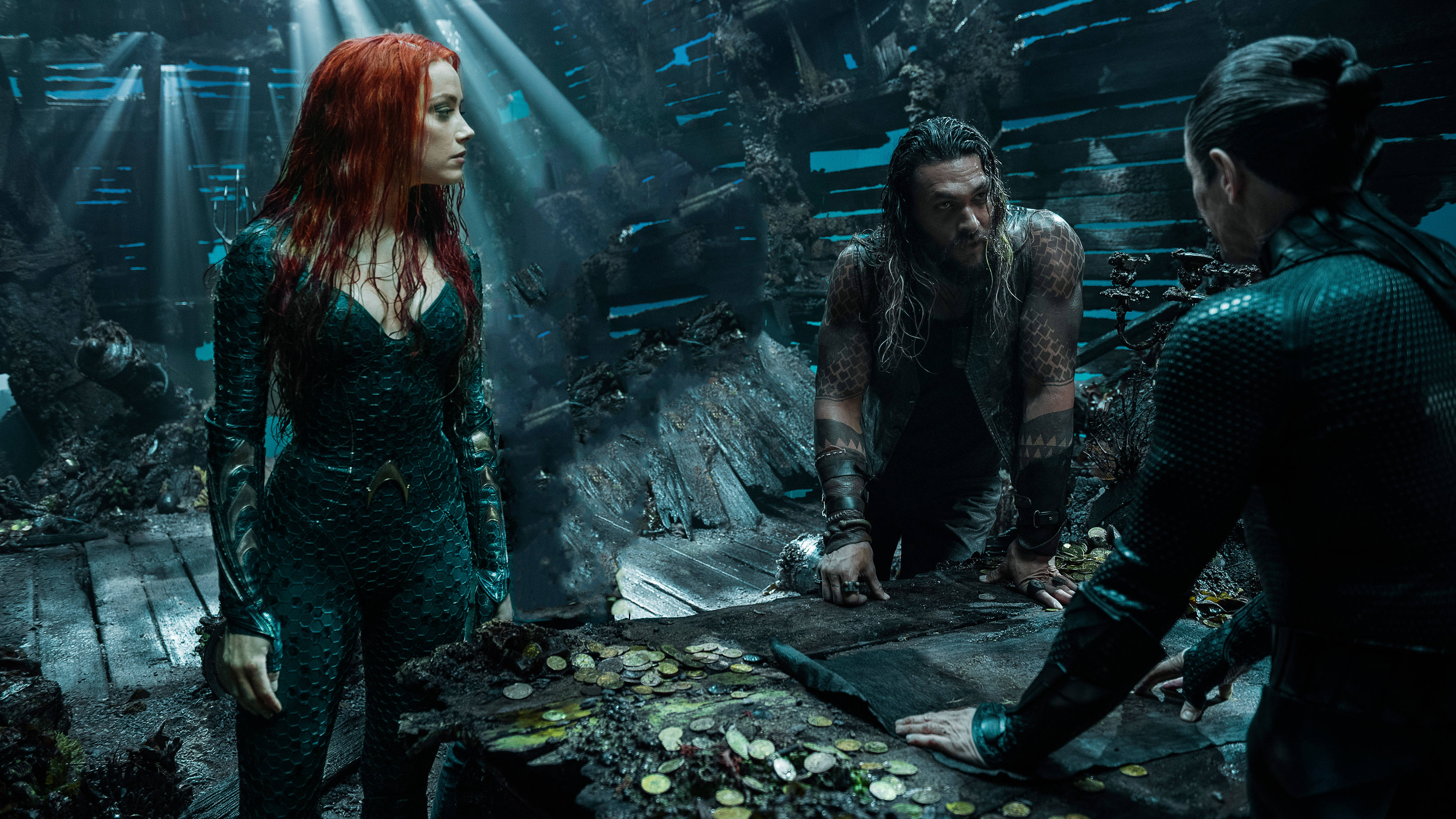 Aquaman og Mera scene Wallpapers