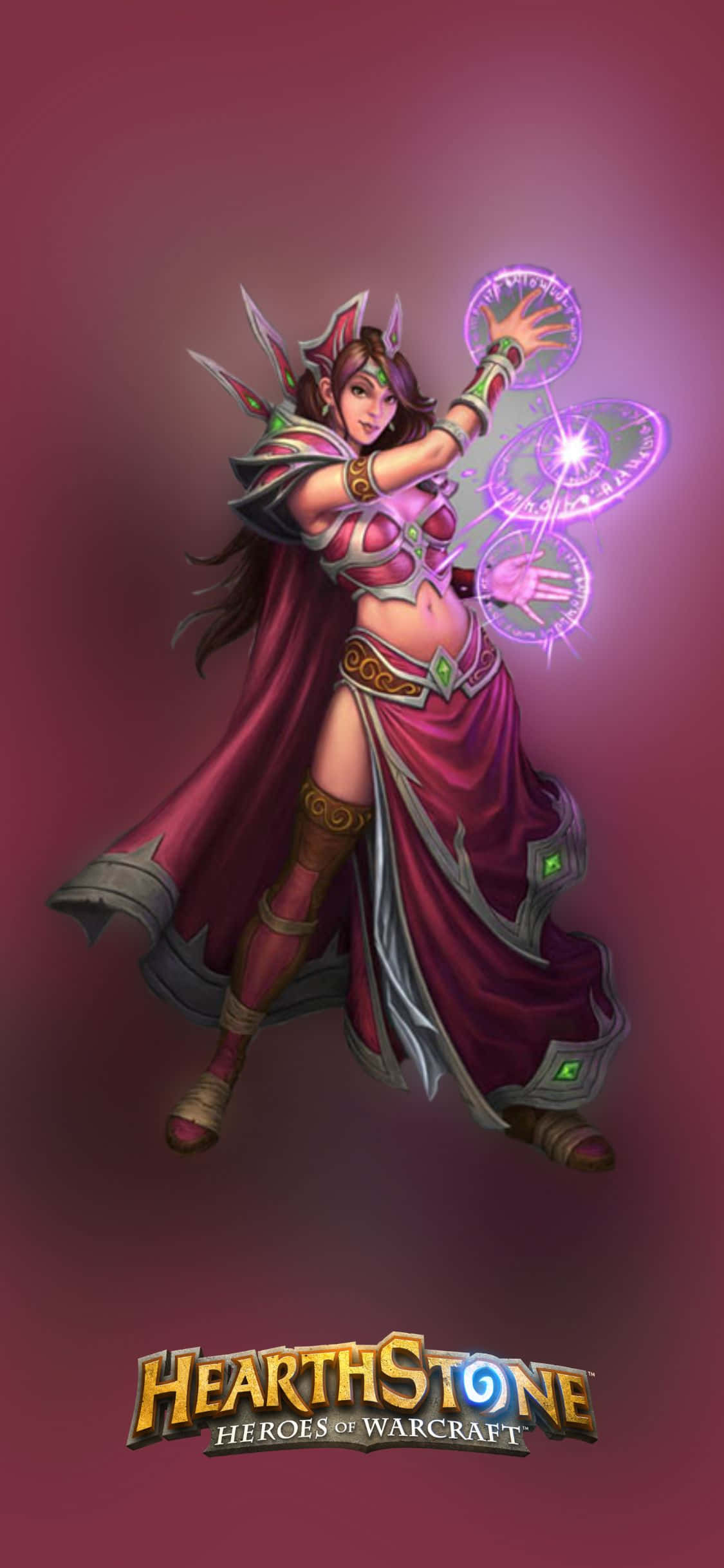 Arcane Mage iPhone XS Hearthstone Baggrund Wallpapers