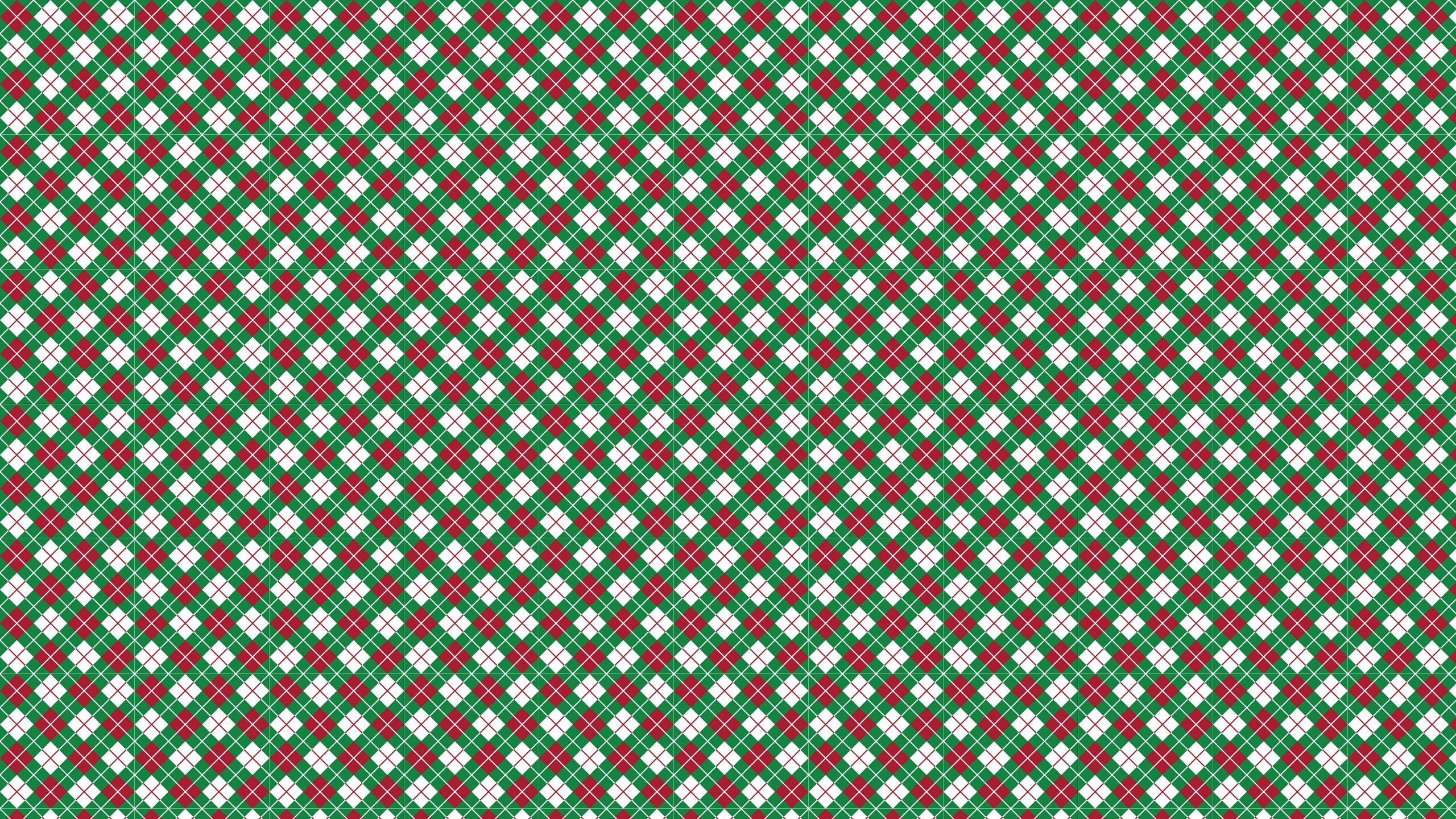 Argyle juleæstetisk mønster Wallpapers