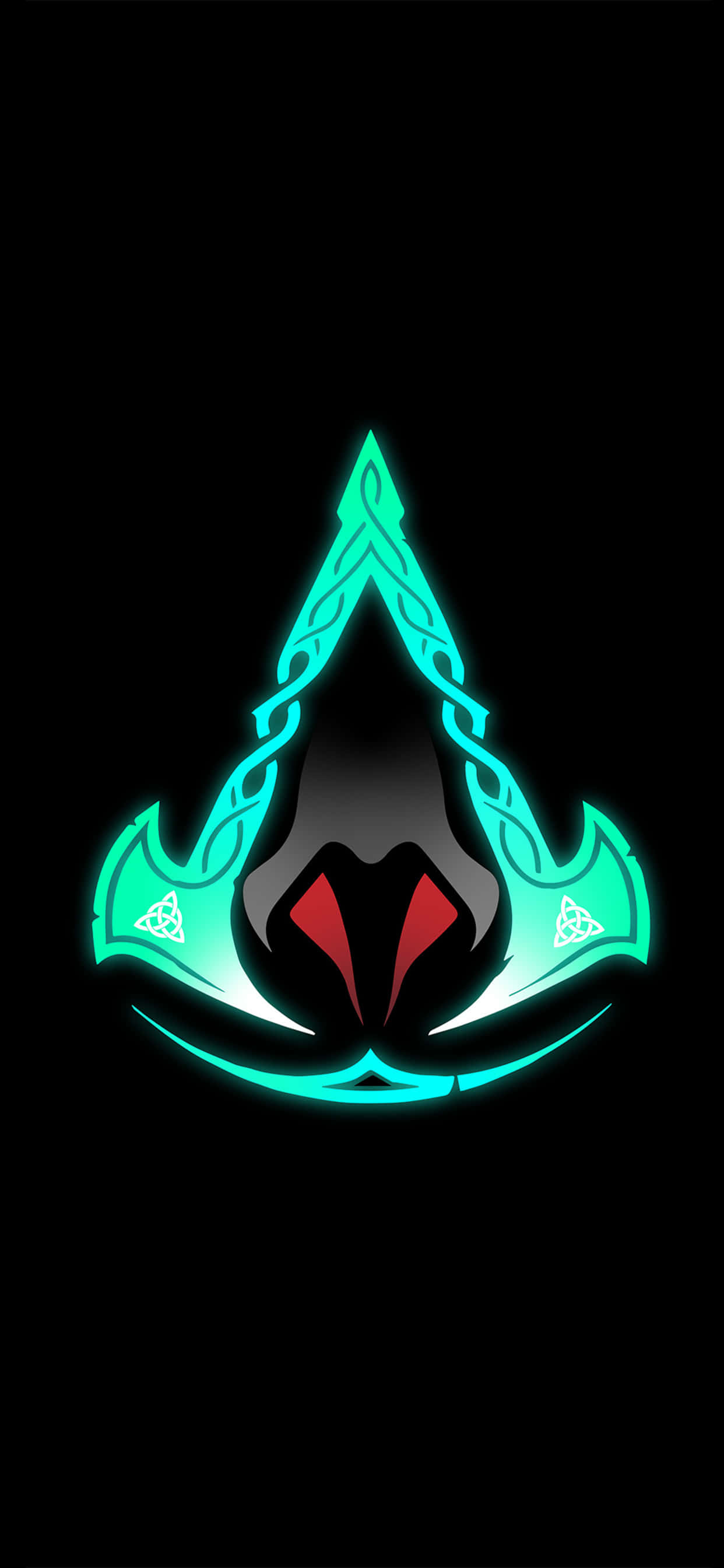Assassin's Creed logo – Assassin's Creed Valhalla baggrund til iPhone XS Max Wallpapers